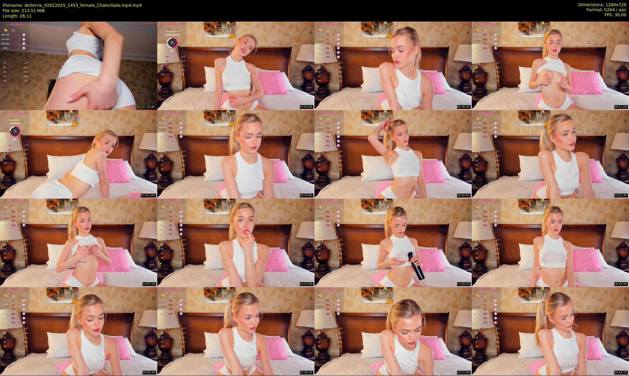 dollorrie — 27 minute Chaturbate couple cam show recording, 720p, Feb 2, 2025