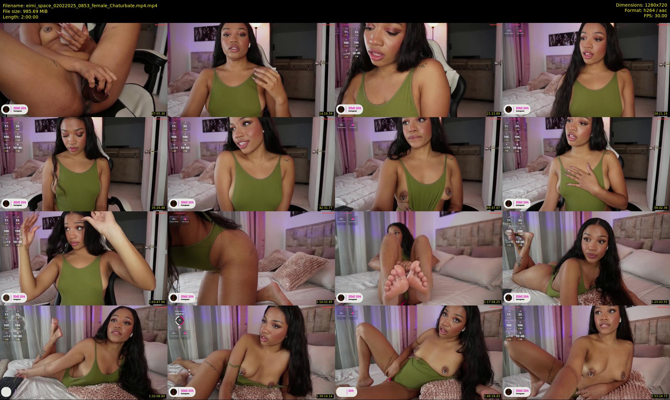 eimi_space — 120 minute Chaturbate female cam show recording, 720p, Feb 2, 2025