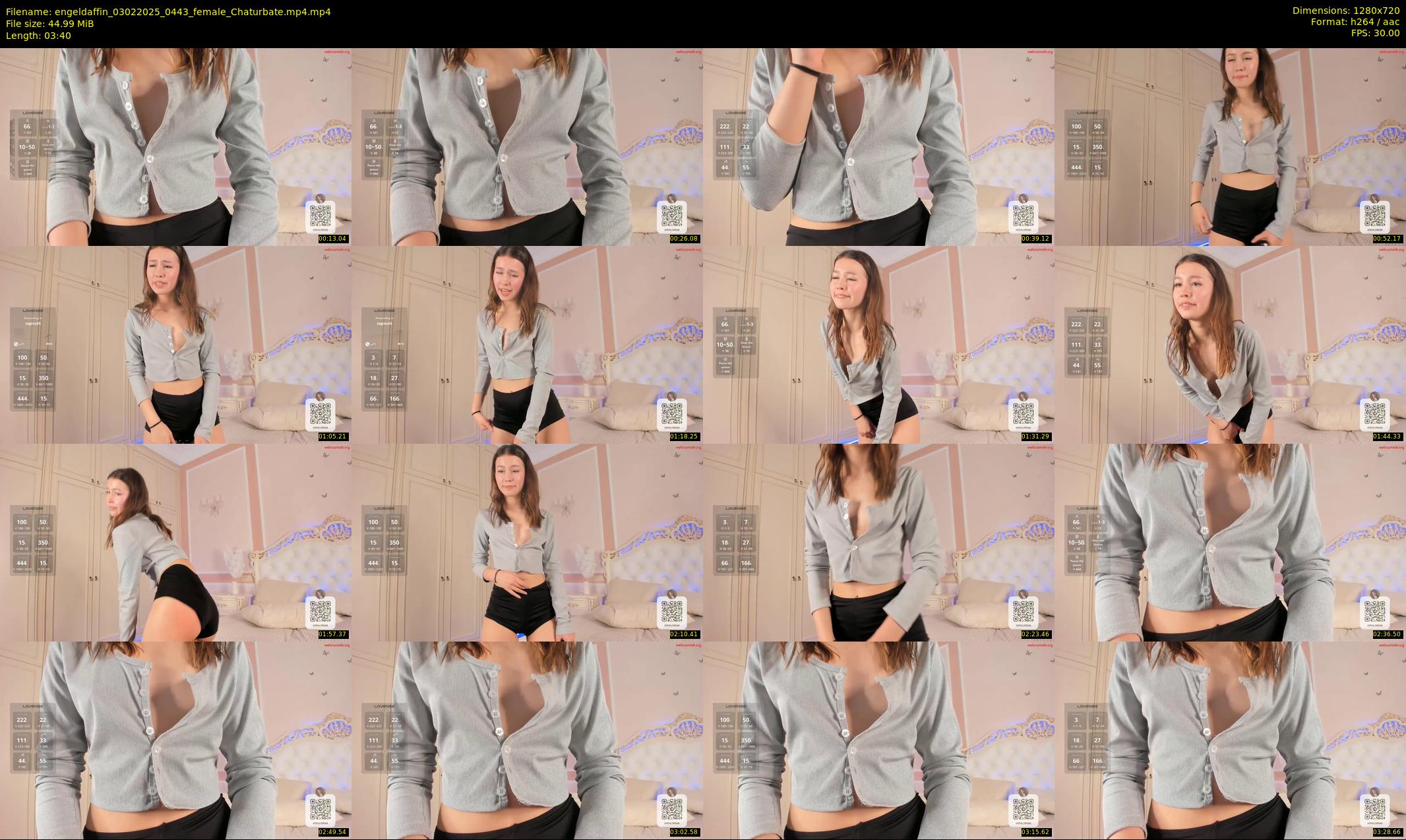 engeldaffin — 4 minute Chaturbate female cam show recording, 720p, Feb 3, 2025