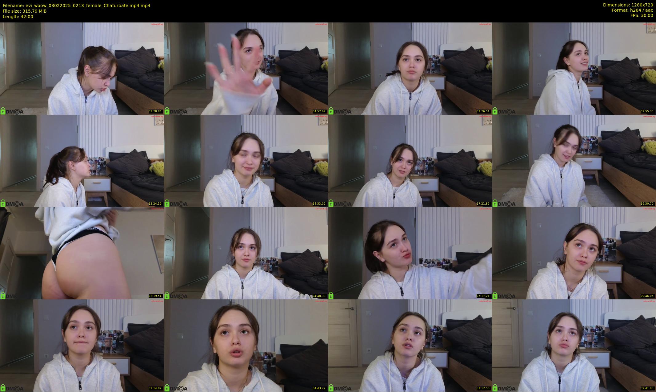 evi_woow — 42 minute Chaturbate female cam show recording, 720p, Feb 3, 2025