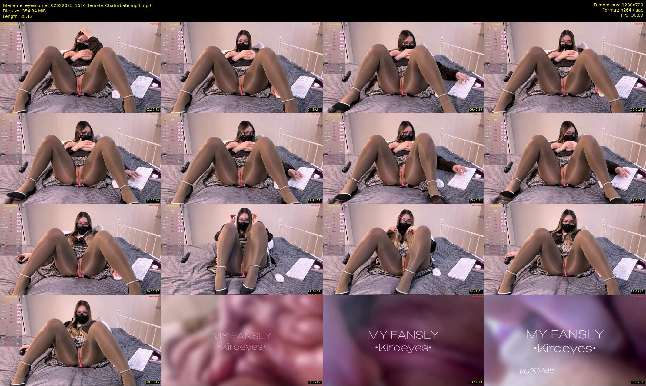 eyescomet — 39 minute Chaturbate female cam show recording, 720p, Feb 2, 2025