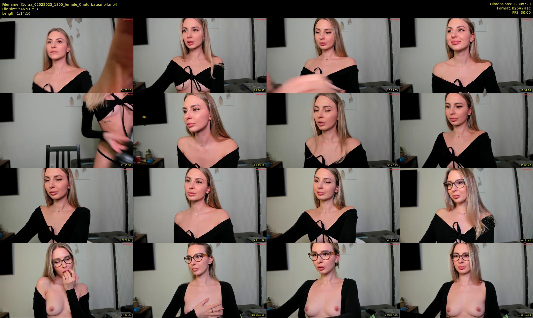 f1oraa — 75 minute Chaturbate female cam show recording, 720p, Feb 2, 2025
