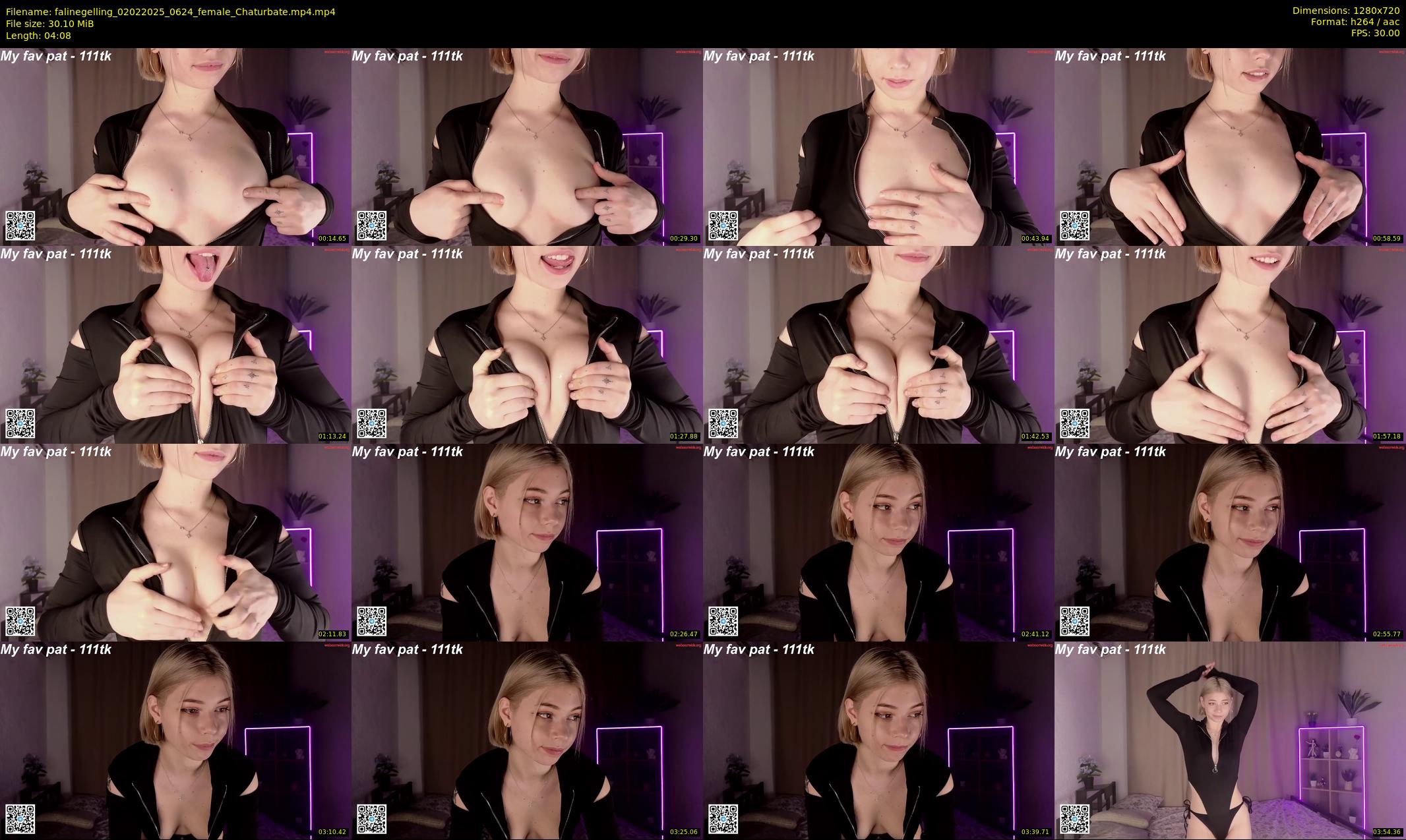 falinegelling — 5 minute Chaturbate female cam show recording, 720p, Feb 2, 2025