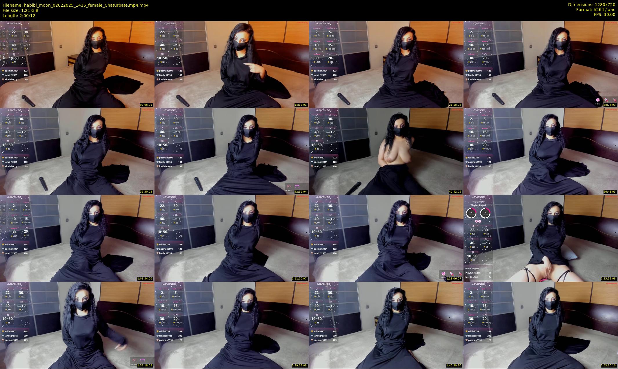 habibi_moon — 121 minute Chaturbate female cam show recording, 720p, Feb 2, 2025