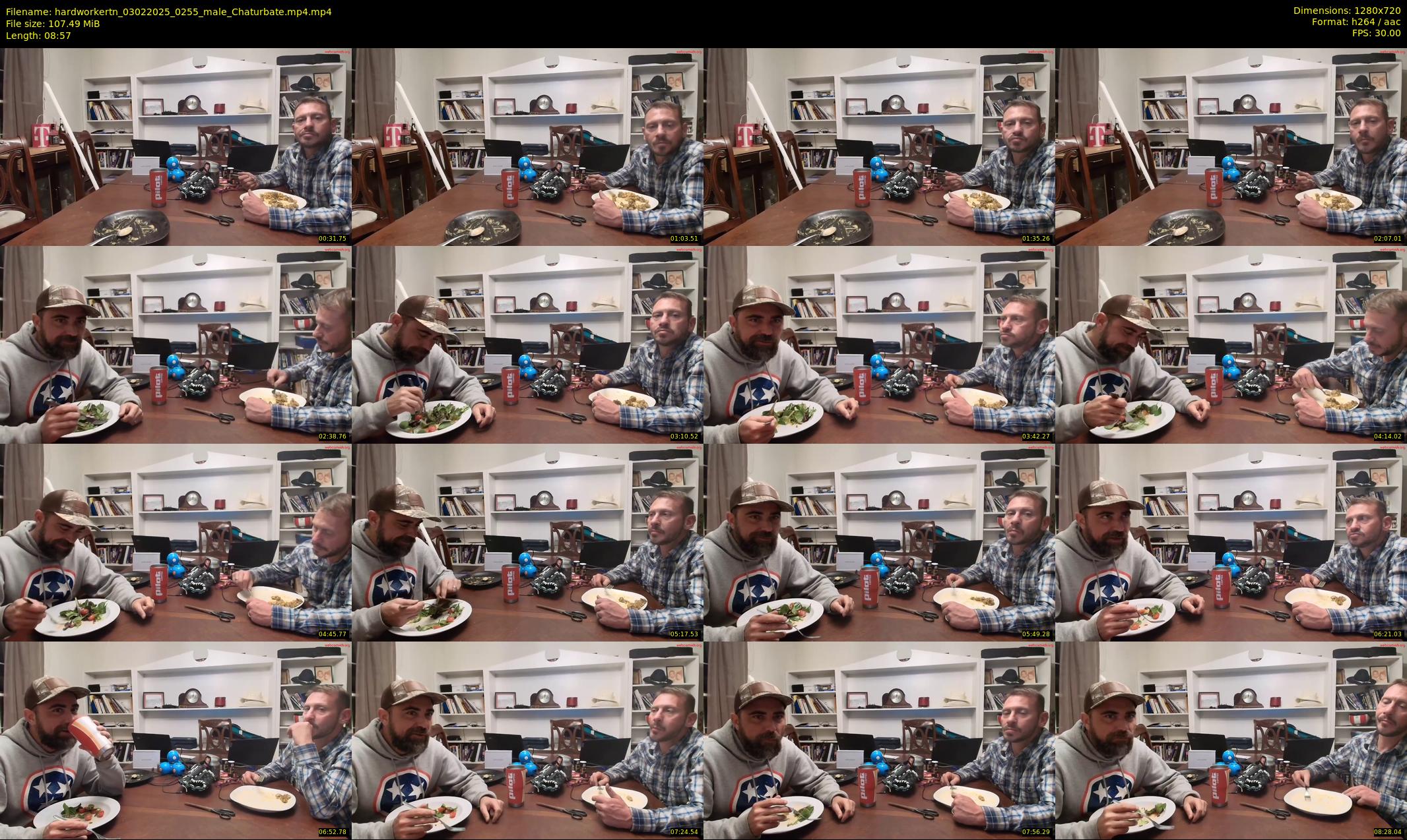 hardworkertn — 9 minute Chaturbate male cam show recording, 720p, Feb 3, 2025