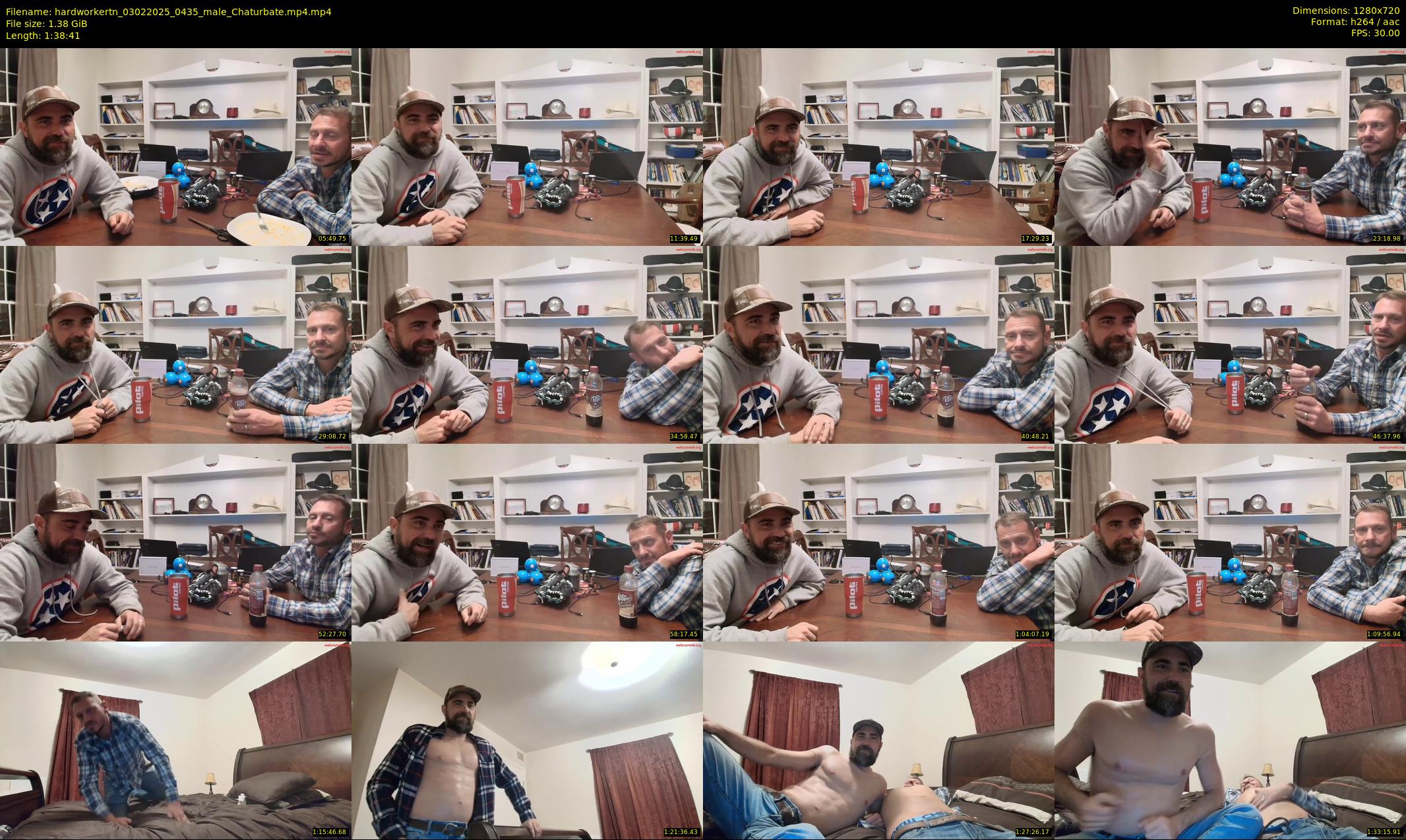 hardworkertn — 99 minute Chaturbate male cam show recording, 720p, Feb 3, 2025