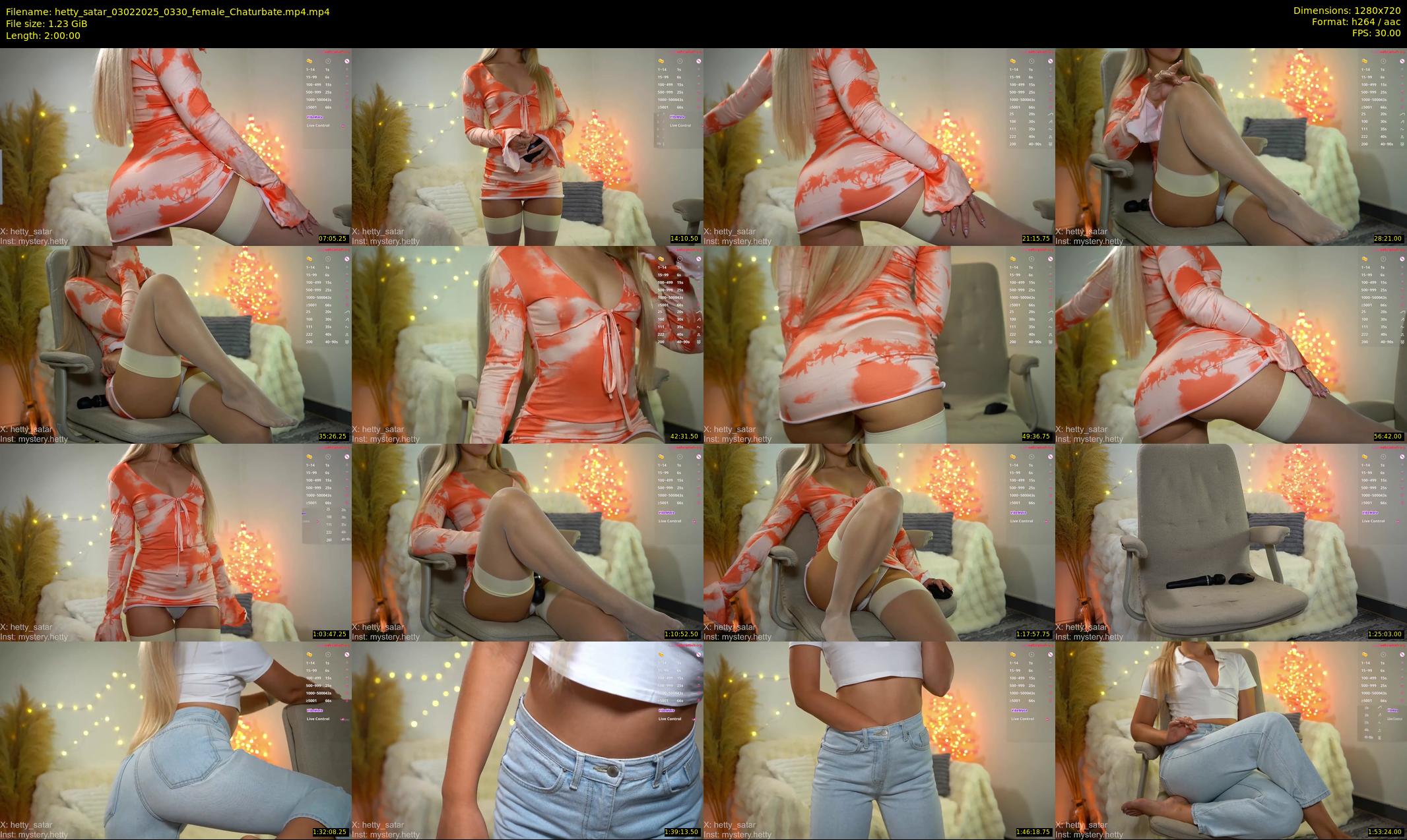 hetty_satar — 120 minute Chaturbate female cam show recording, 720p, Feb 3, 2025