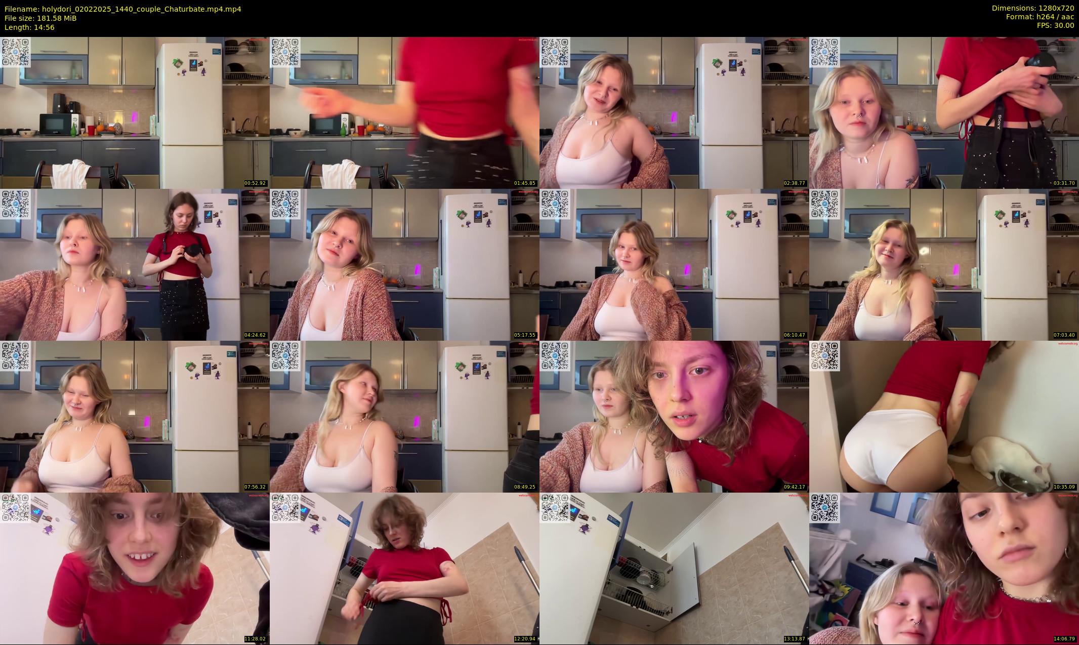 holydori — 15 minute Chaturbate female cam show recording, 720p, Feb 2, 2025