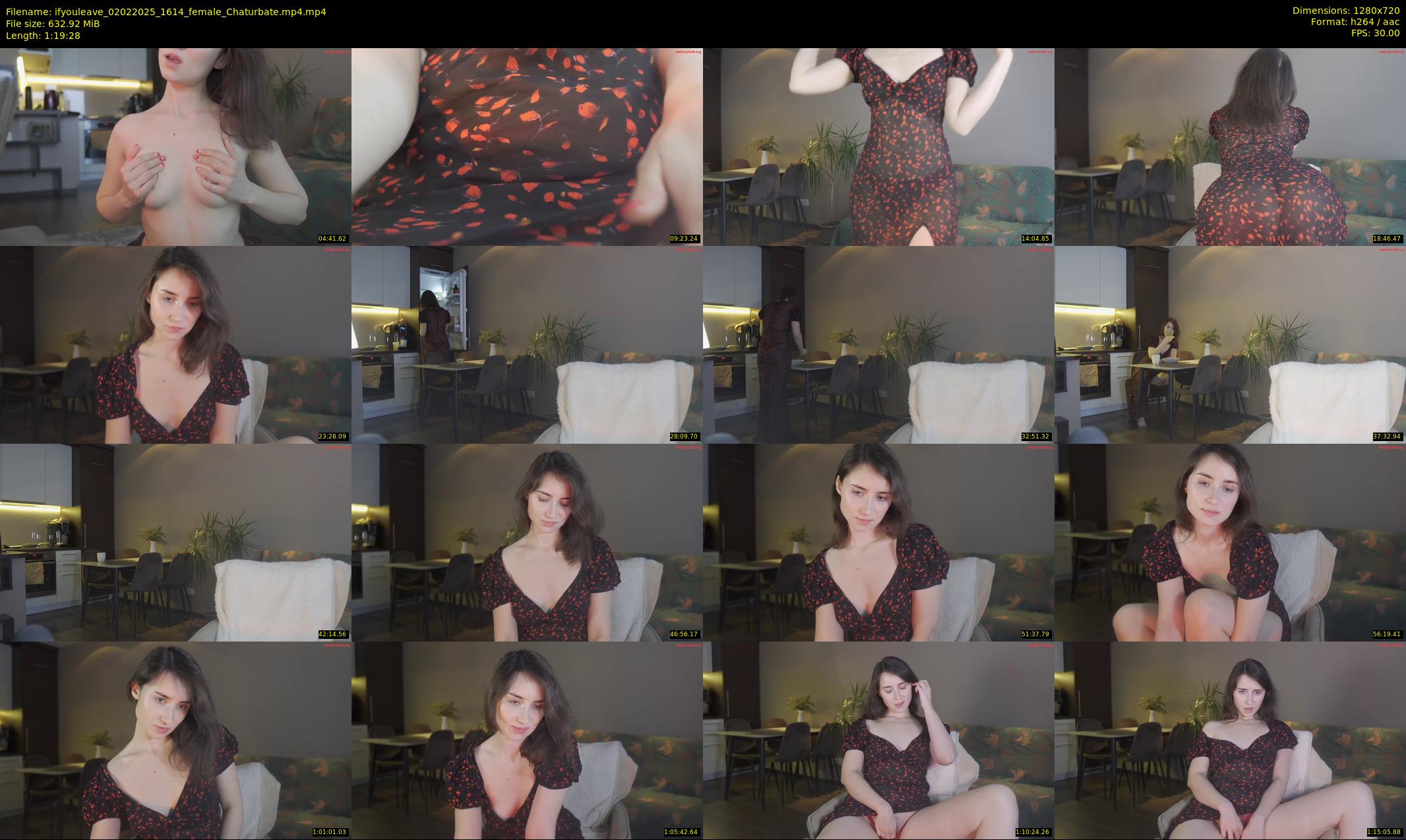 ifyouleave — 80 minute Chaturbate female cam show recording, 720p, Feb 2, 2025