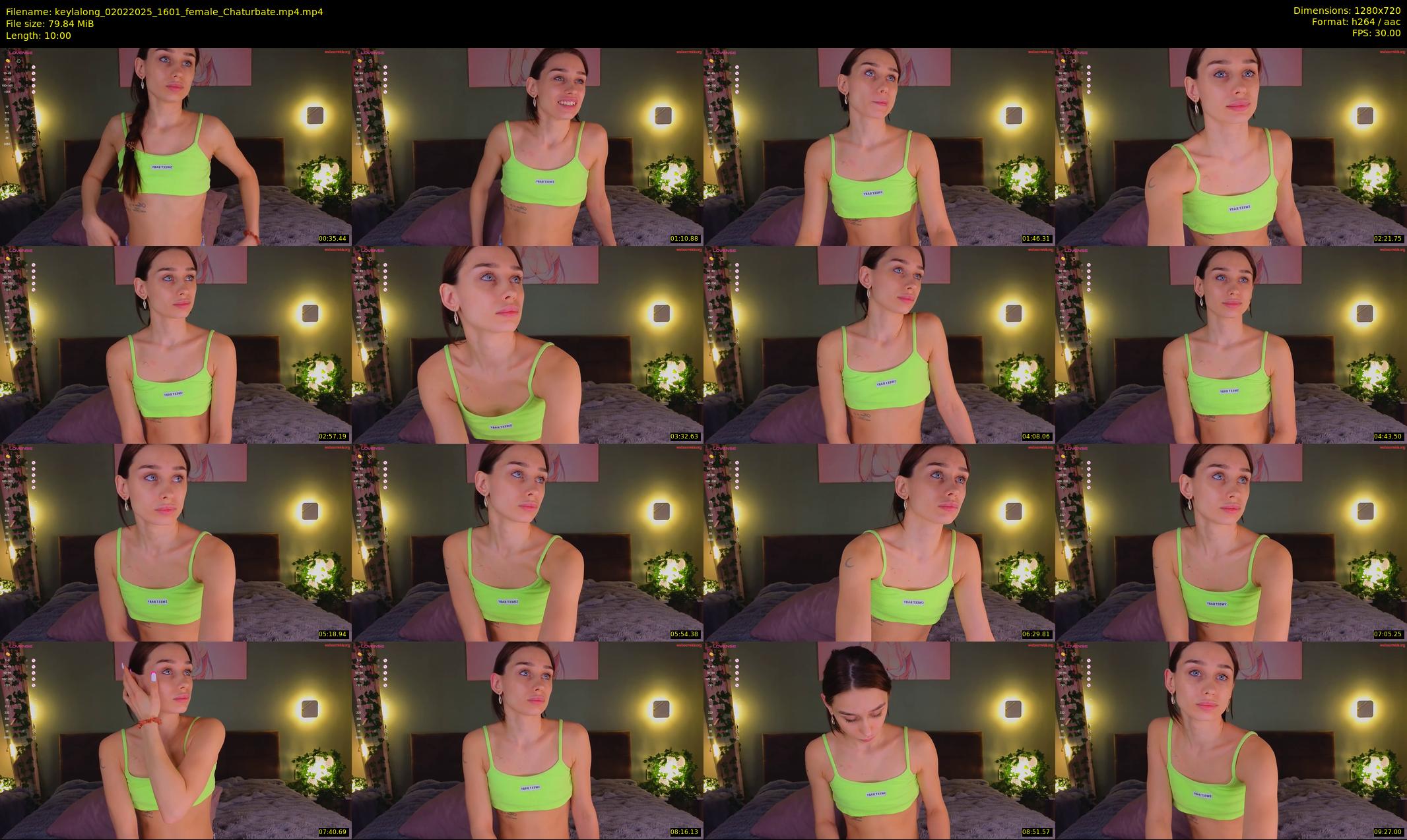 keylalong — 10 minute Chaturbate female cam show recording, 720p, Feb 2, 2025