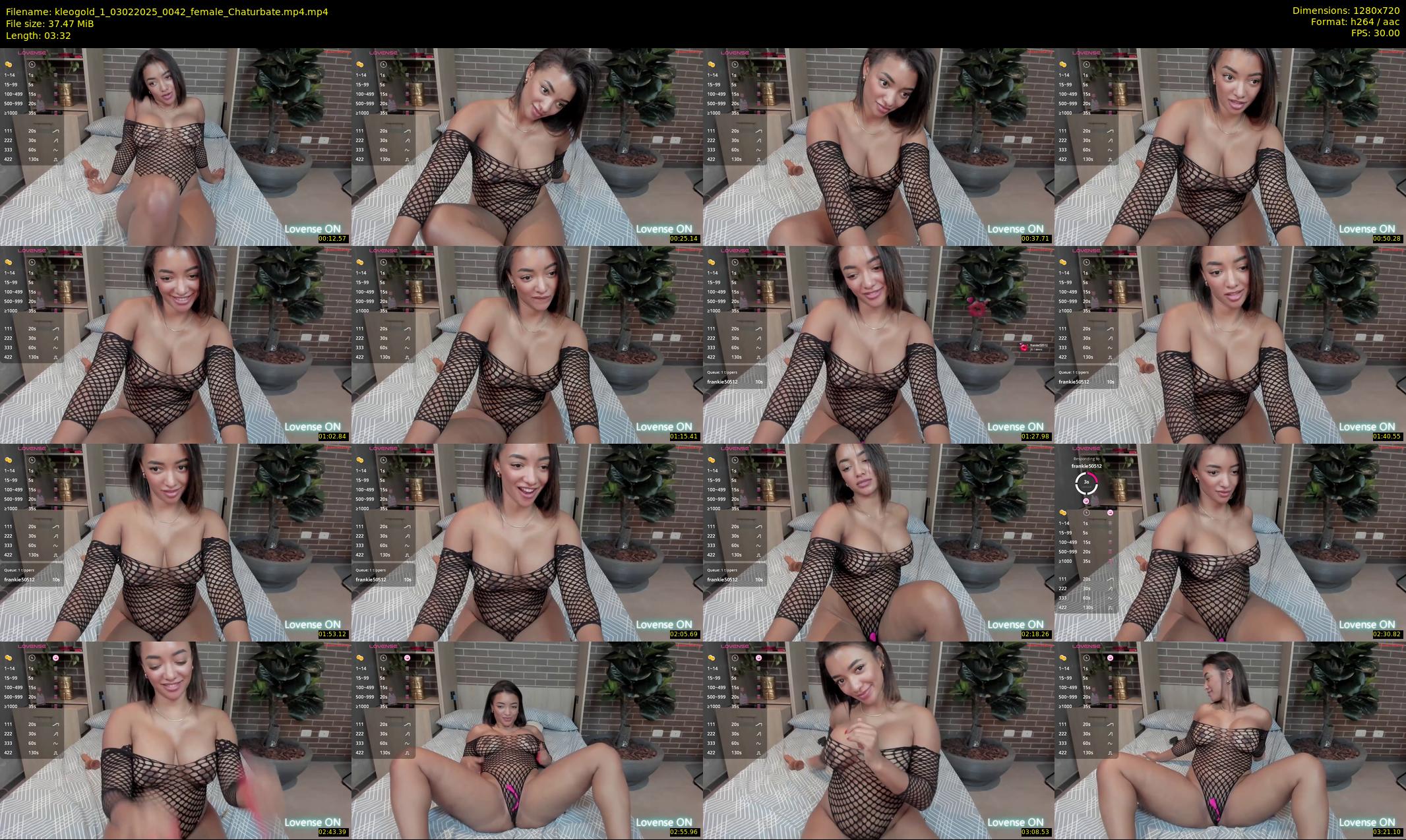 kleogold_1 — 4 minute Chaturbate female cam show recording, 720p, Feb 3, 2025
