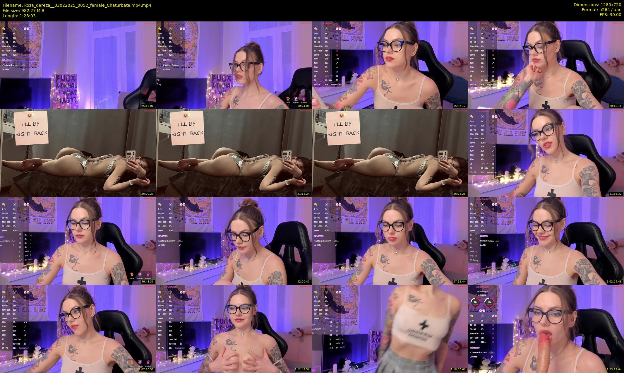 koza_dereza_ — 89 minute Chaturbate female cam show recording, 720p, Feb 3, 2025