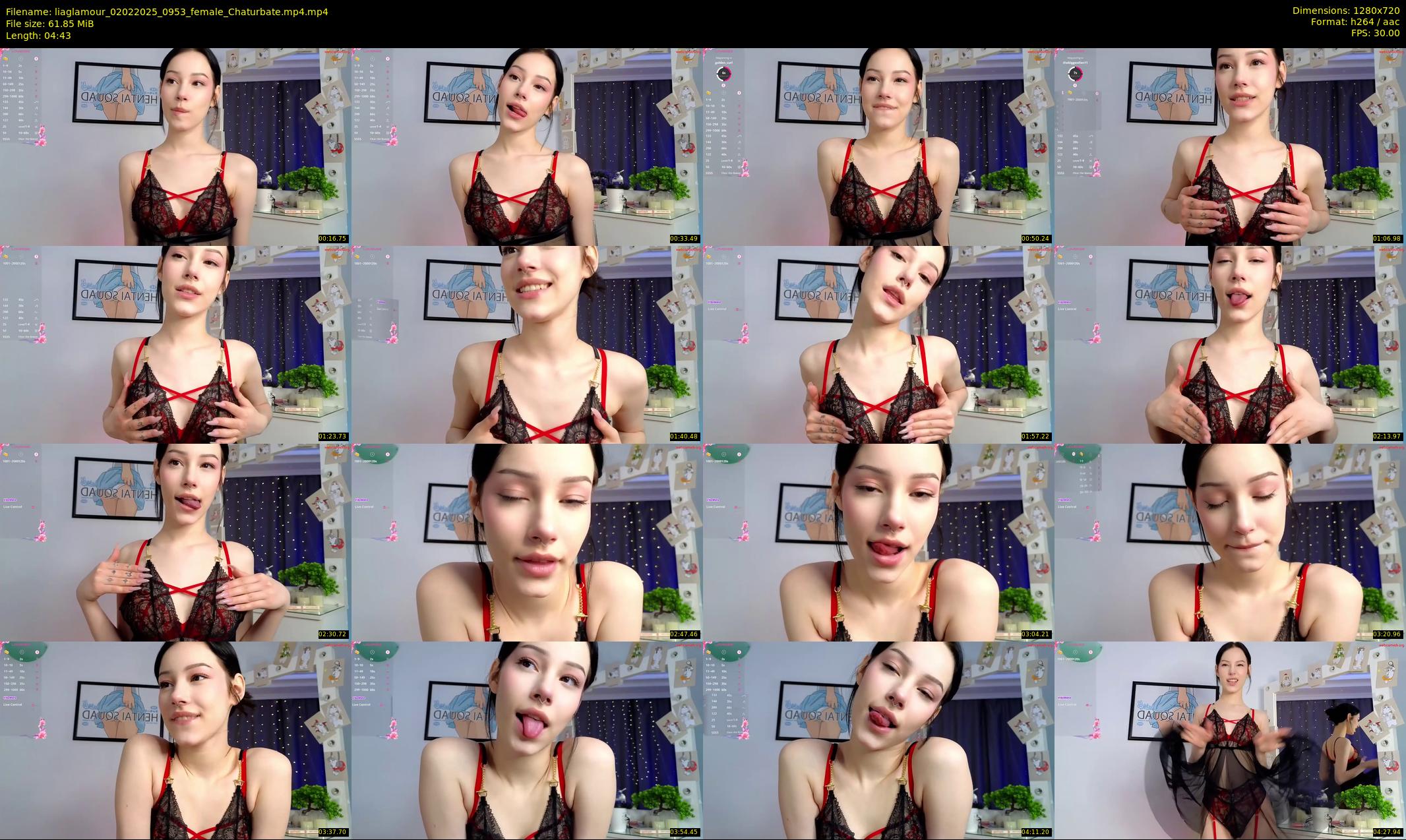 liaglamour — 5 minute Chaturbate female cam show recording, 720p, Feb 2, 2025