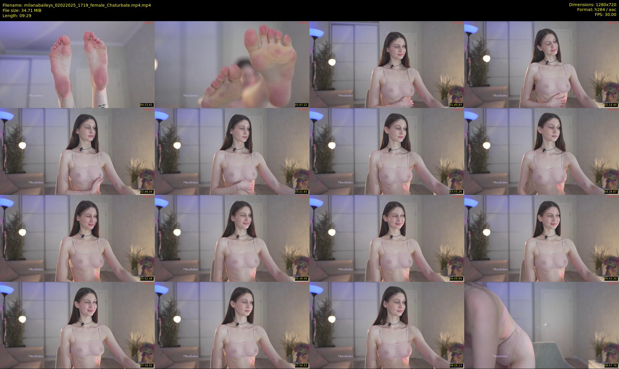 milanabaileys — 10 minute Chaturbate female cam show recording, 720p, Feb 2, 2025