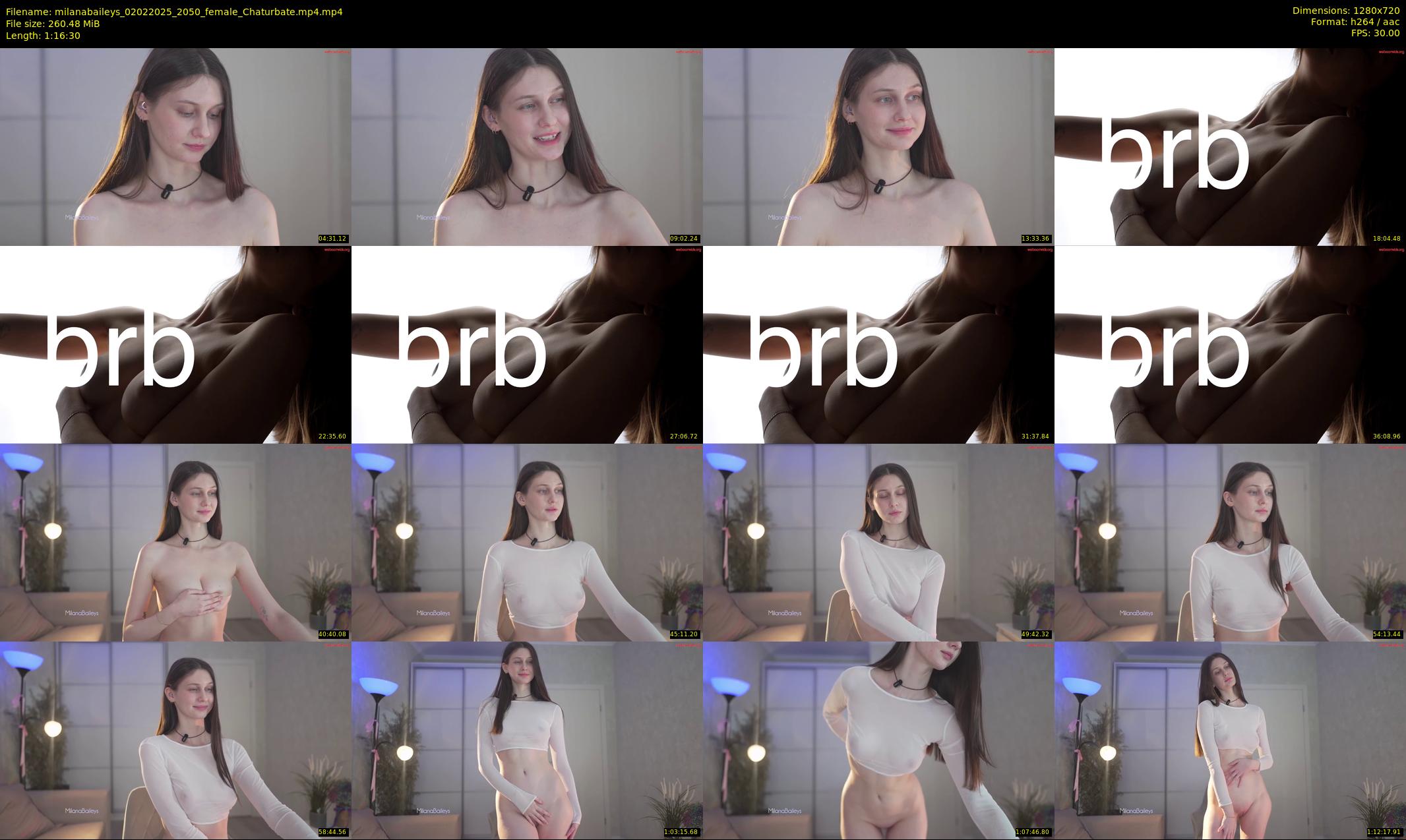 milanabaileys — 77 minute Chaturbate female cam show recording, 720p, Feb 2, 2025