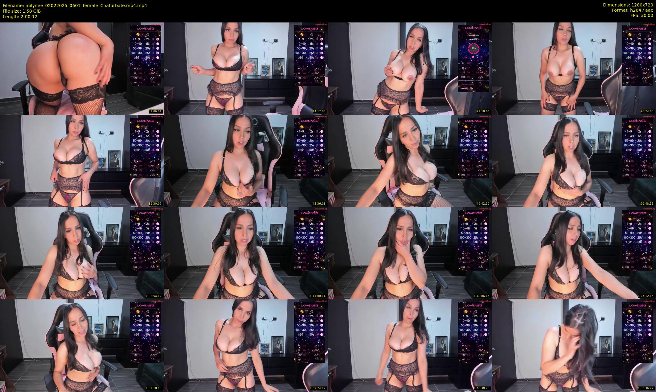 milynee — 121 minute Chaturbate female cam show recording, 720p, Feb 2, 2025
