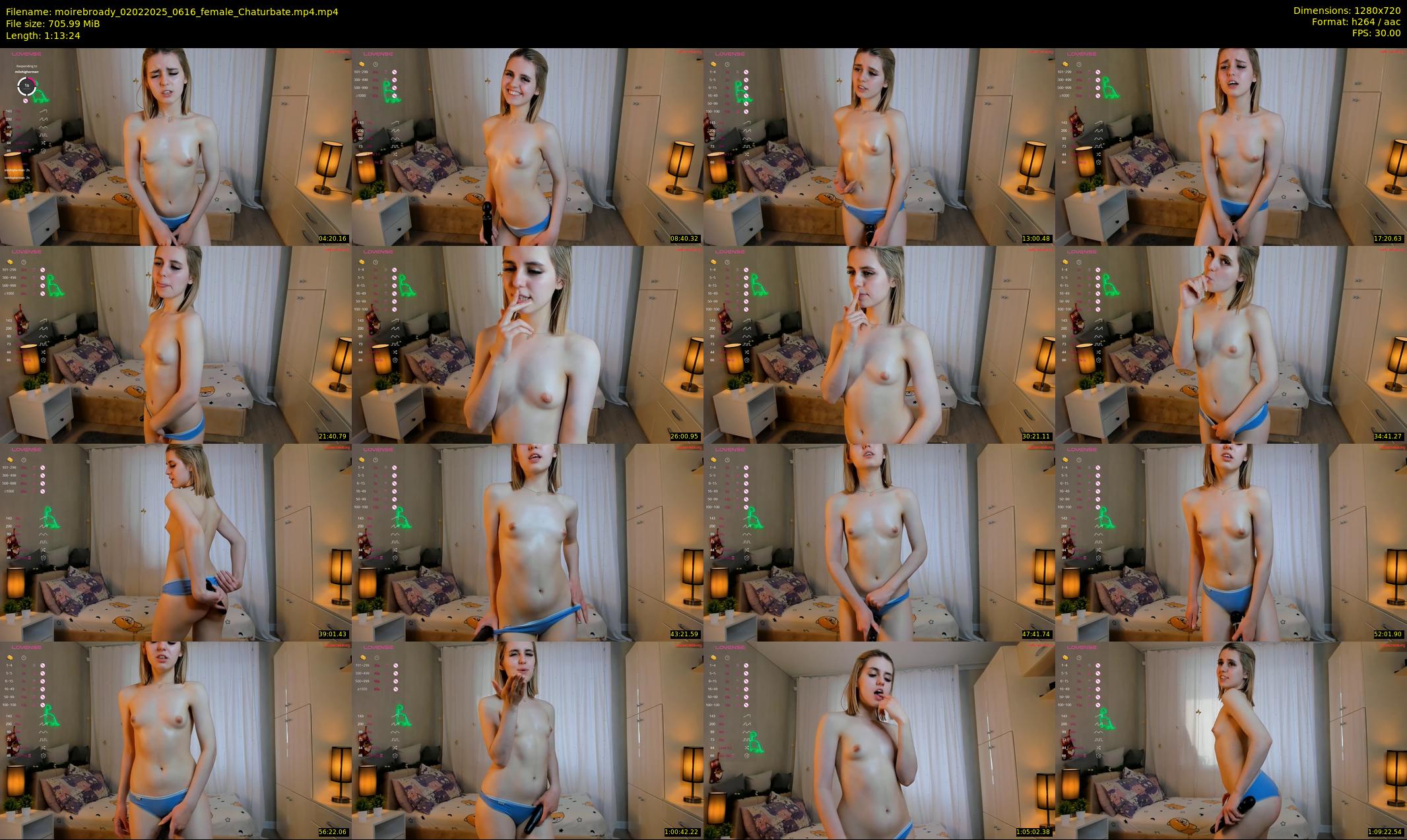 moirebroady — 74 minute Chaturbate female cam show recording, 720p, Feb 2, 2025