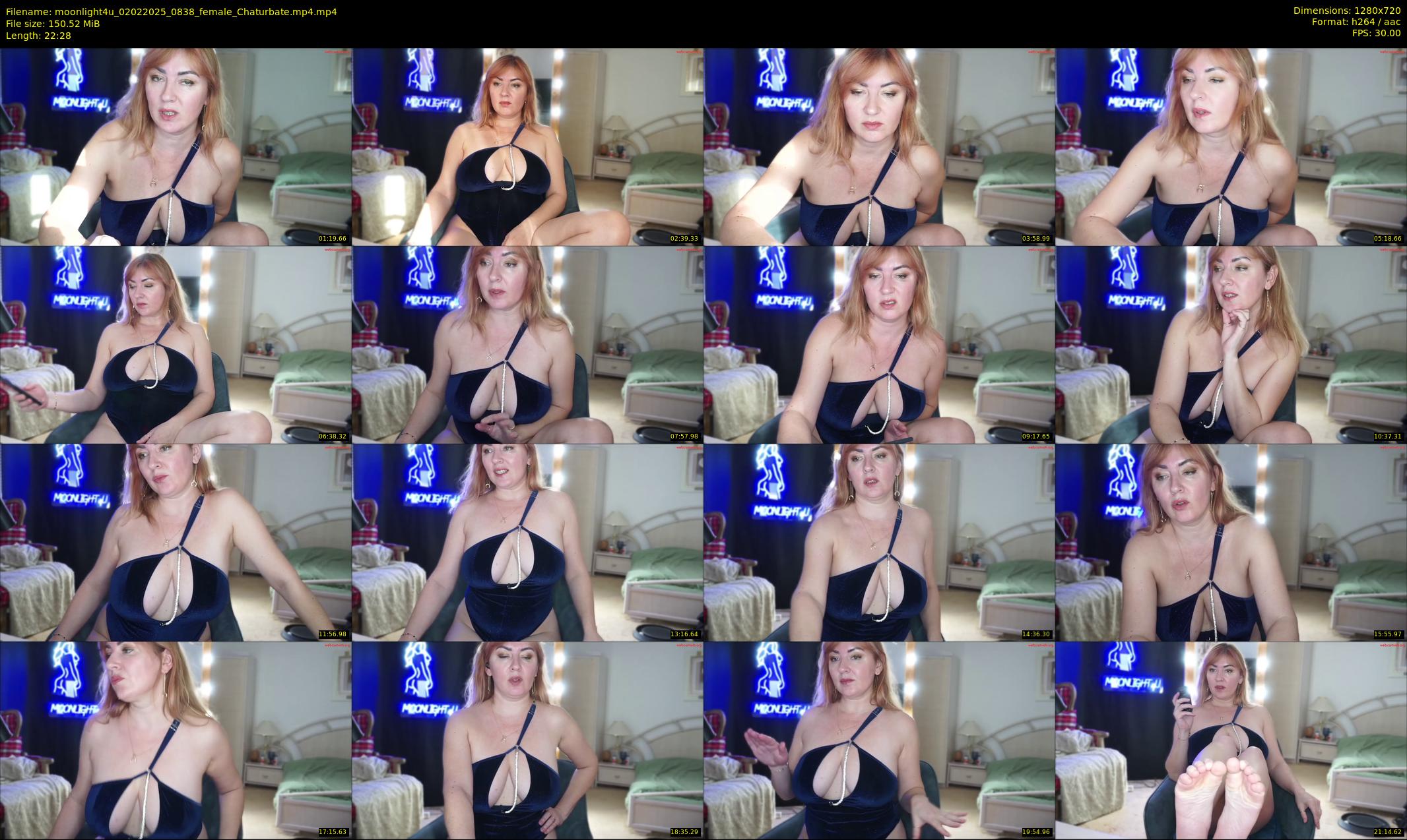 moonlight4u — 23 minute Chaturbate female cam show recording, 720p, Feb 2, 2025