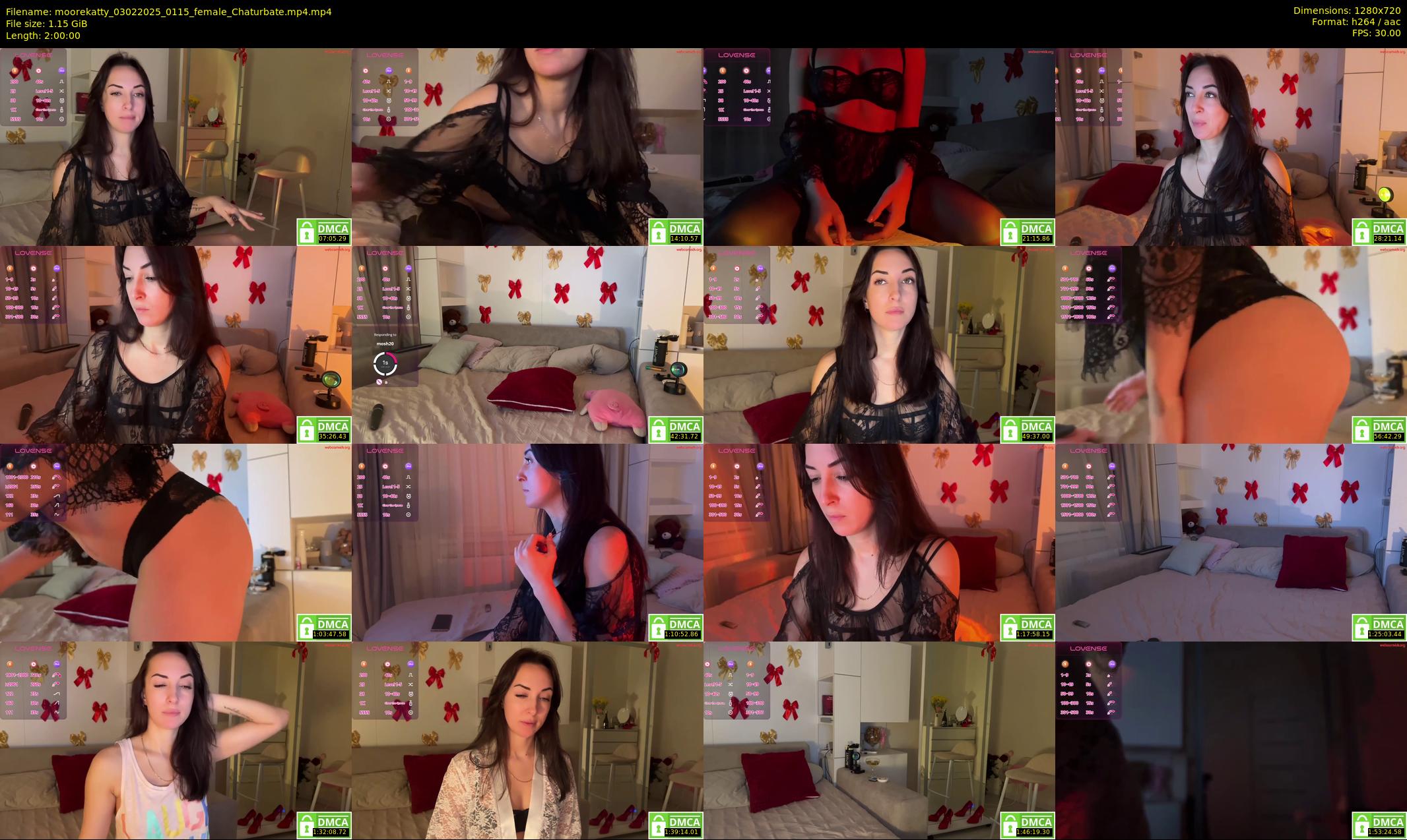 moorekatty — 120 minute Chaturbate female cam show recording, 720p, Feb 3, 2025