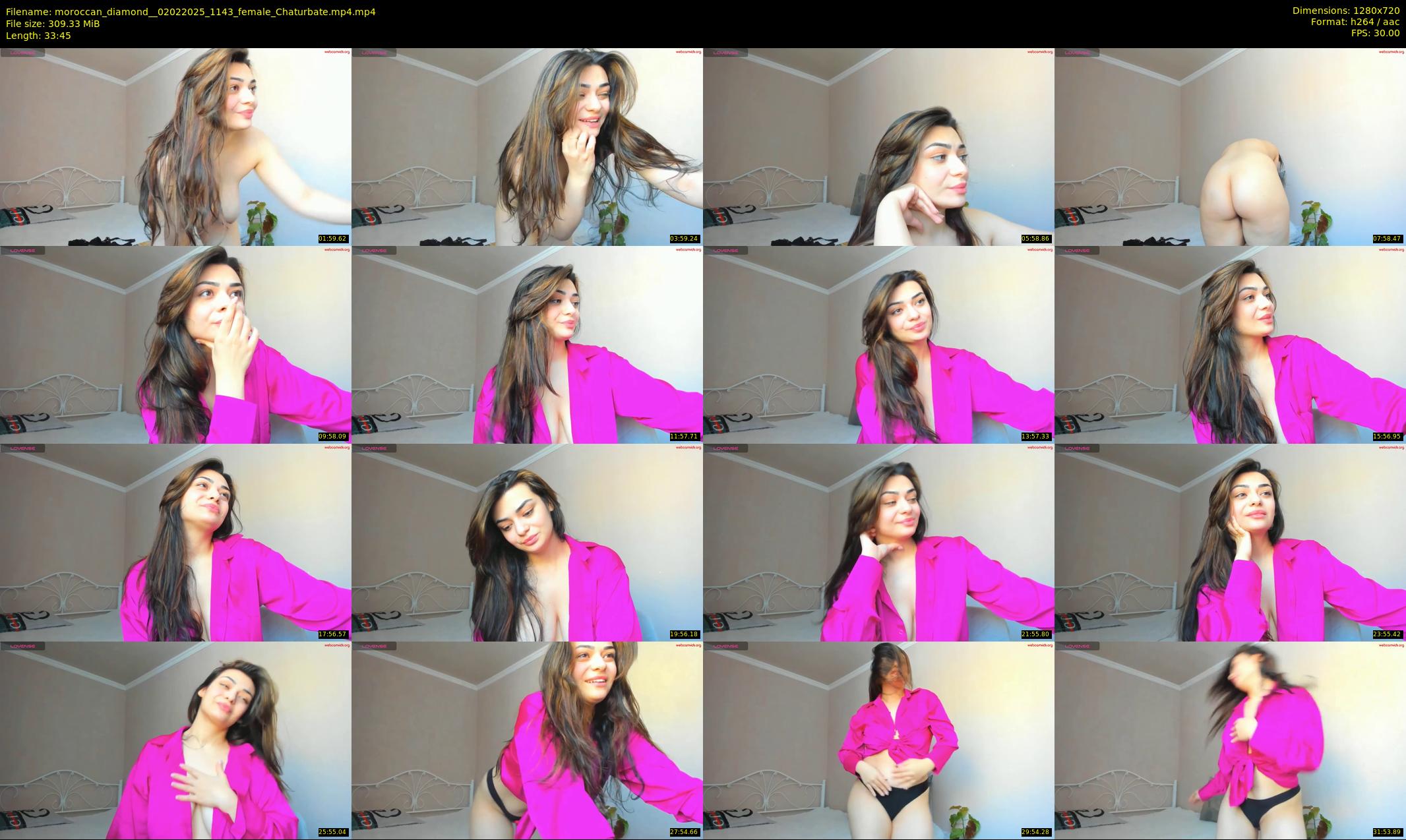 moroccan_diamond_ — 34 minute Chaturbate female cam show recording, 720p, Feb 2, 2025