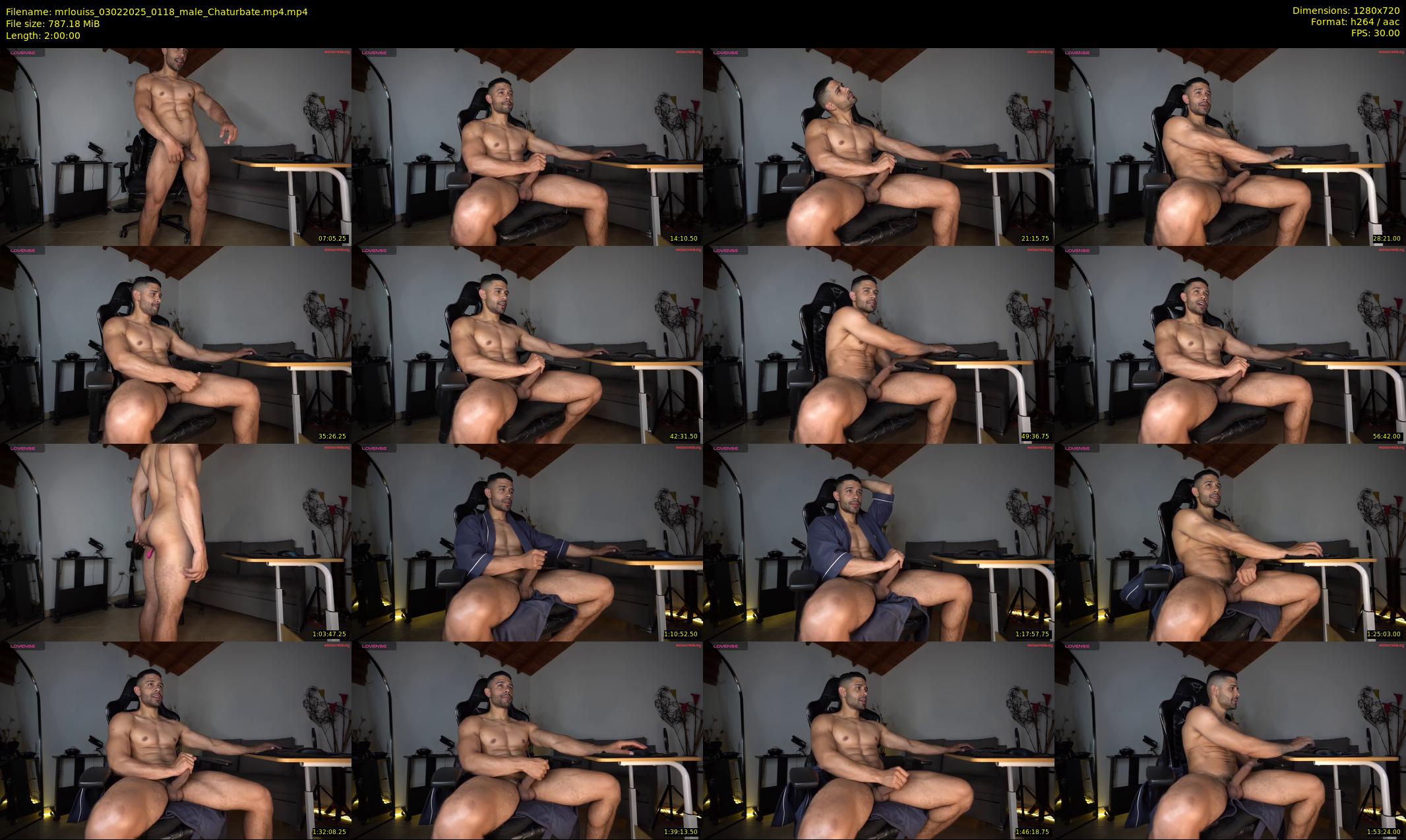 mrlouiss — 120 minute Chaturbate male cam show recording, 720p, Feb 3, 2025