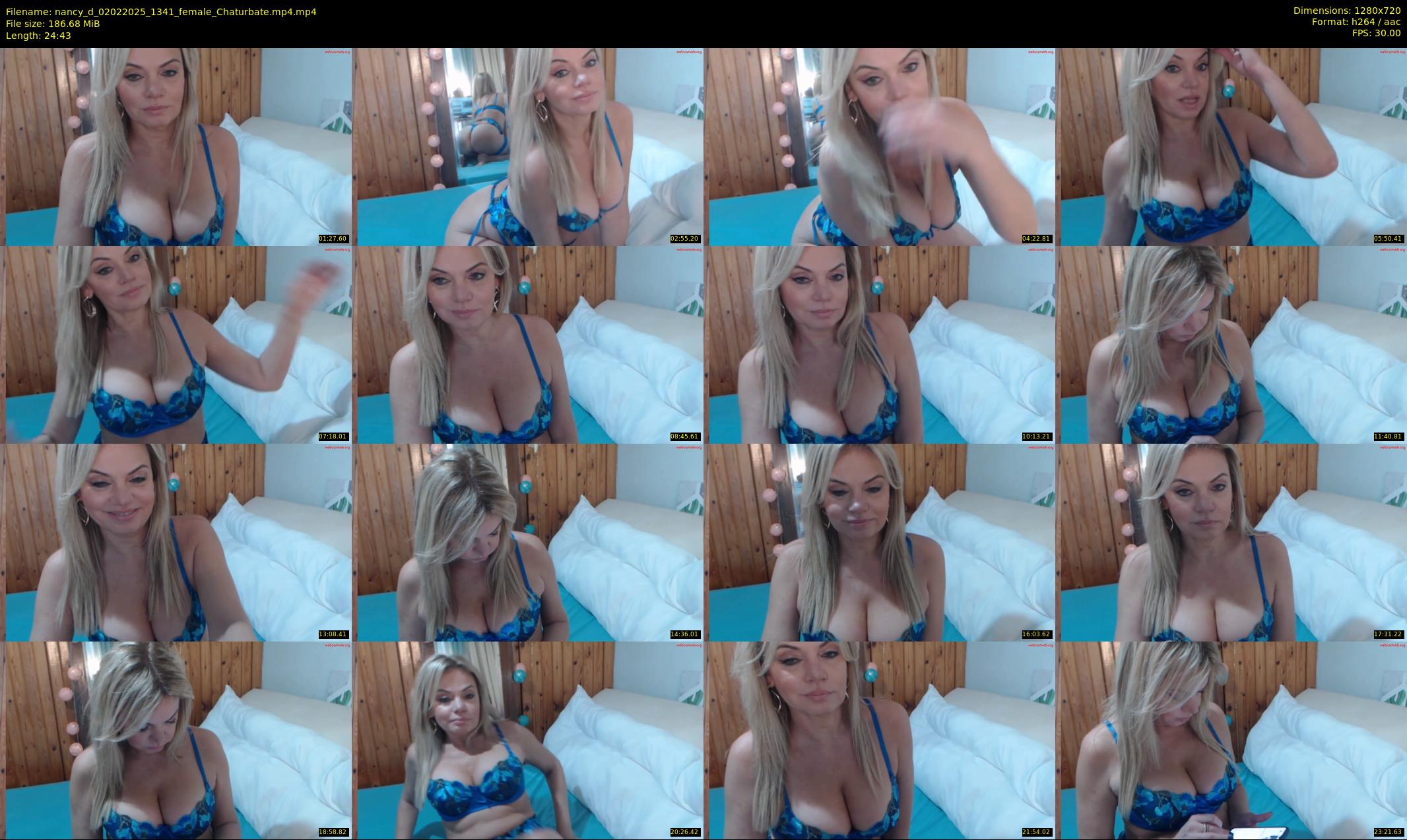 nancy_d — 25 minute Chaturbate female cam show recording, 720p, Feb 2, 2025