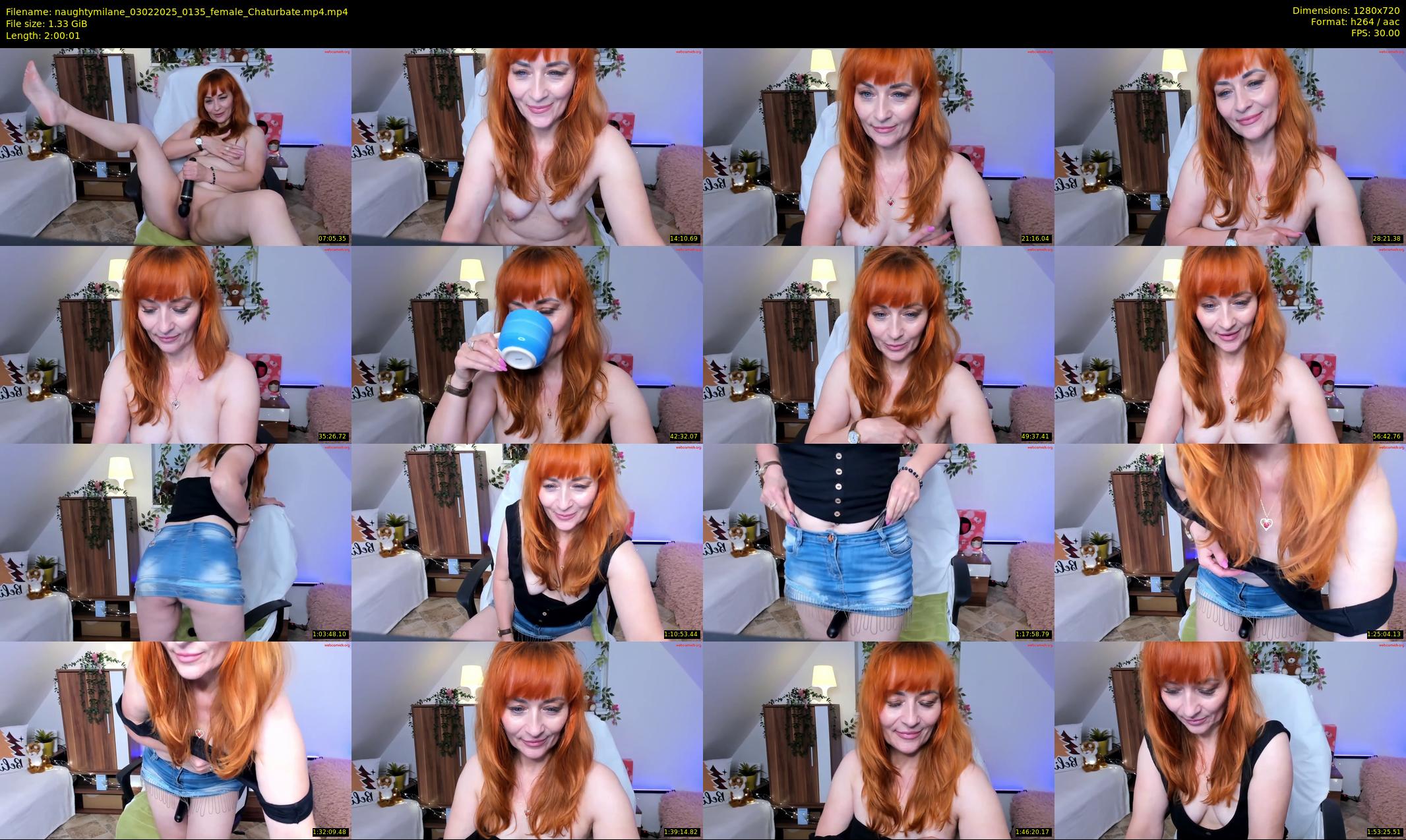 naughtymilane — 121 minute Chaturbate female cam show recording, 720p, Feb 3, 2025