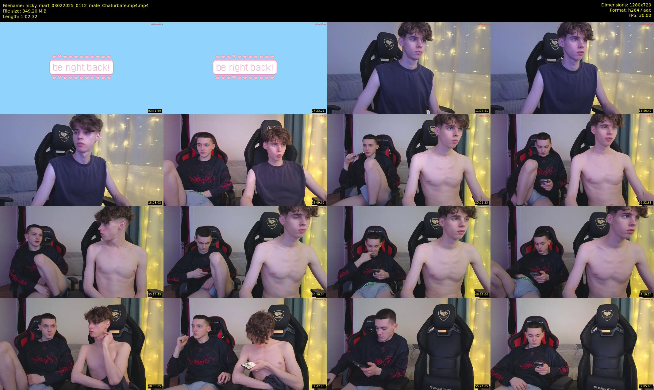 nicky_mart — 63 minute Chaturbate male cam show recording, 720p, Feb 3, 2025