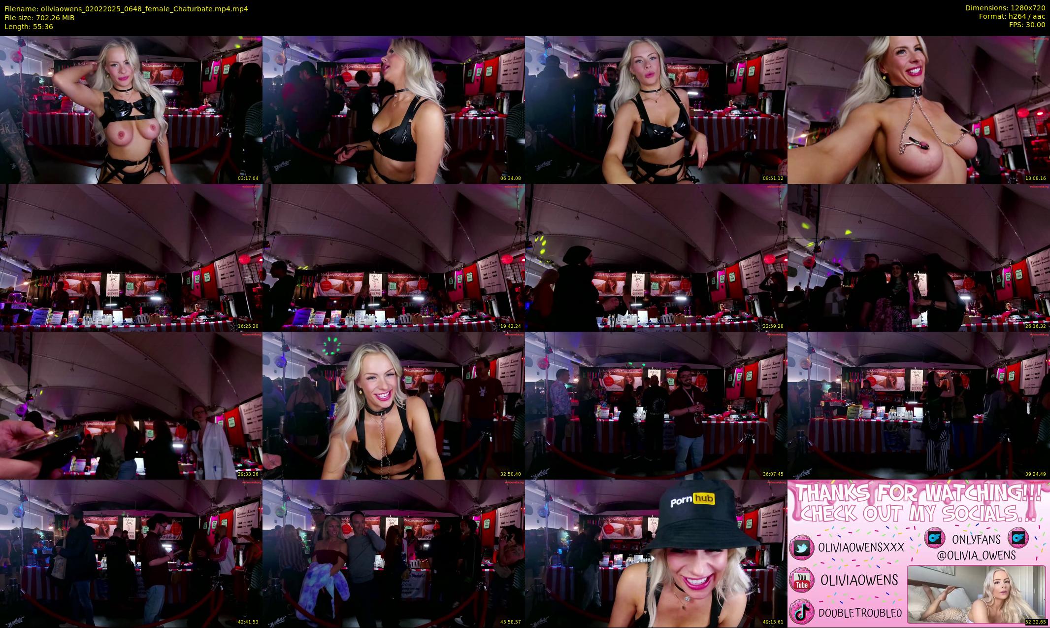 oliviaowens — 56 minute Chaturbate female cam show recording, 720p, Feb 2, 2025