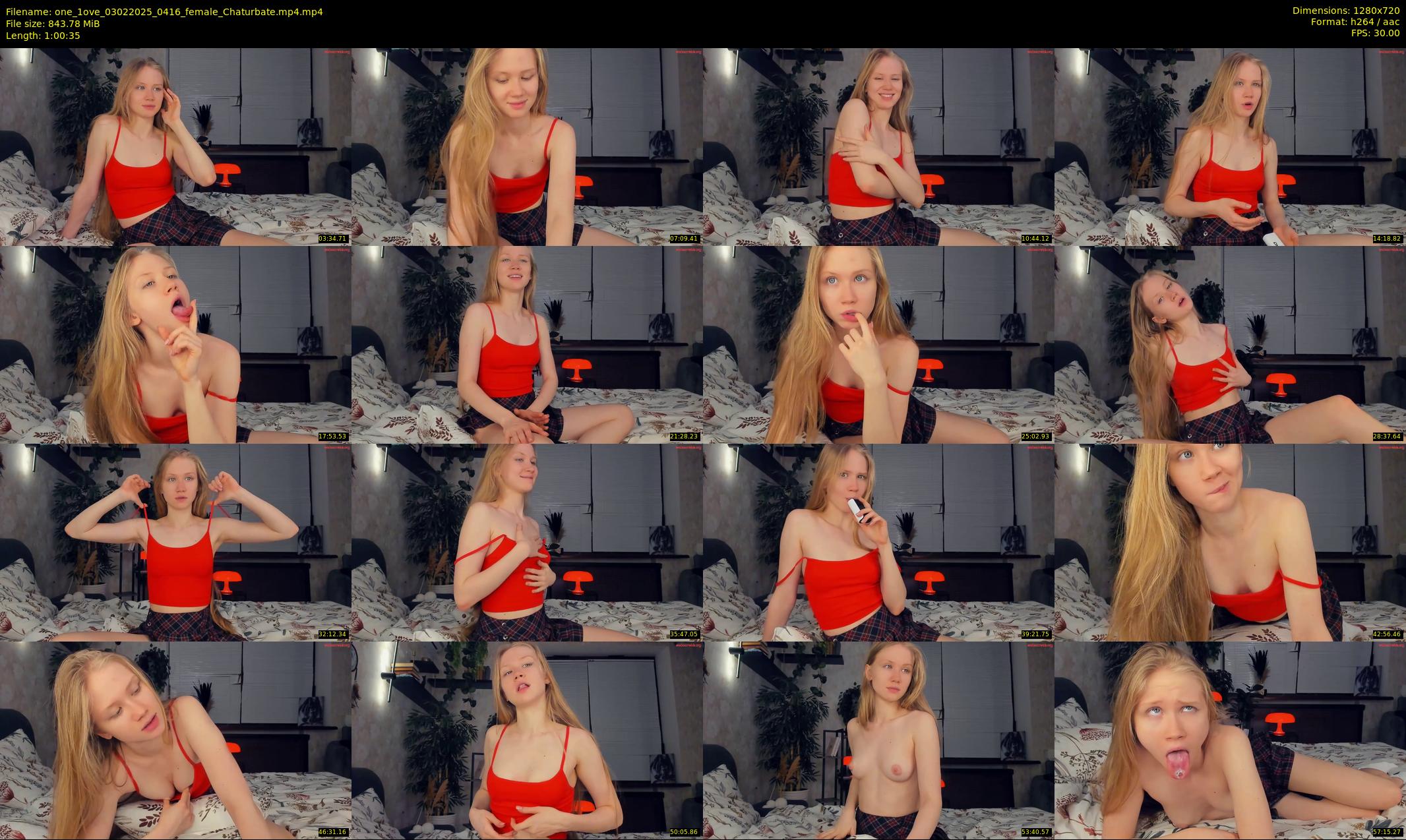 one_1ove — 61 minute Chaturbate female cam show recording, 720p, Feb 3, 2025