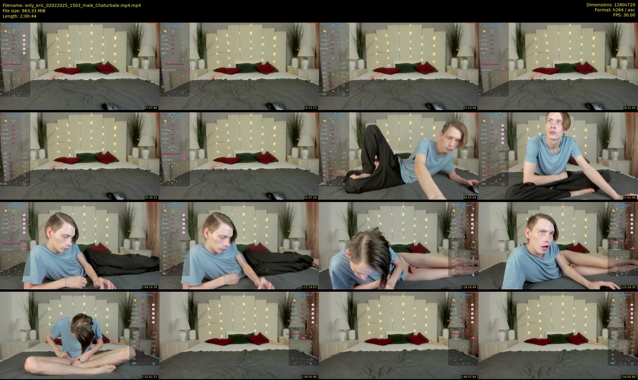 only_eric — 121 minute Chaturbate male cam show recording, 720p, Feb 2, 2025