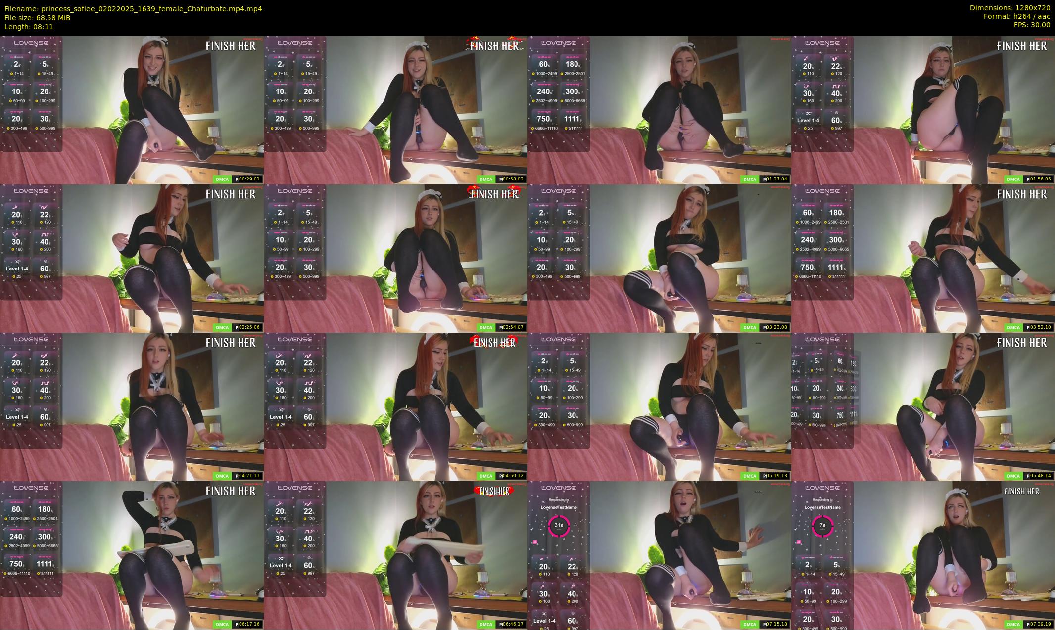 princess_sofiee — 9 minute Chaturbate female cam show recording, 720p, Feb 2, 2025