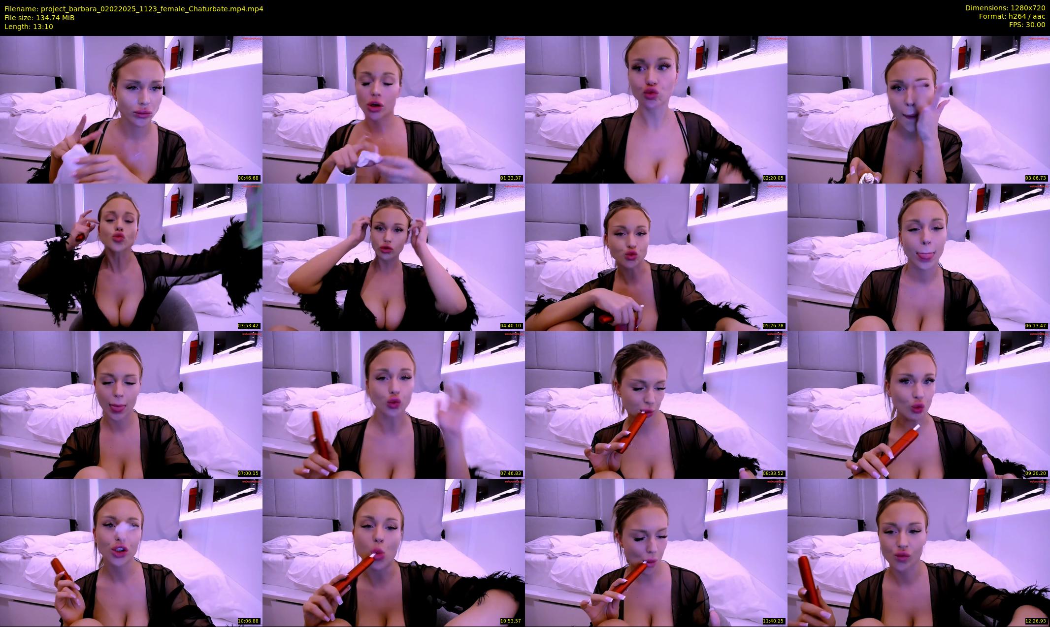 project_barbara — 14 minute Chaturbate female cam show recording, 720p, Feb 2, 2025