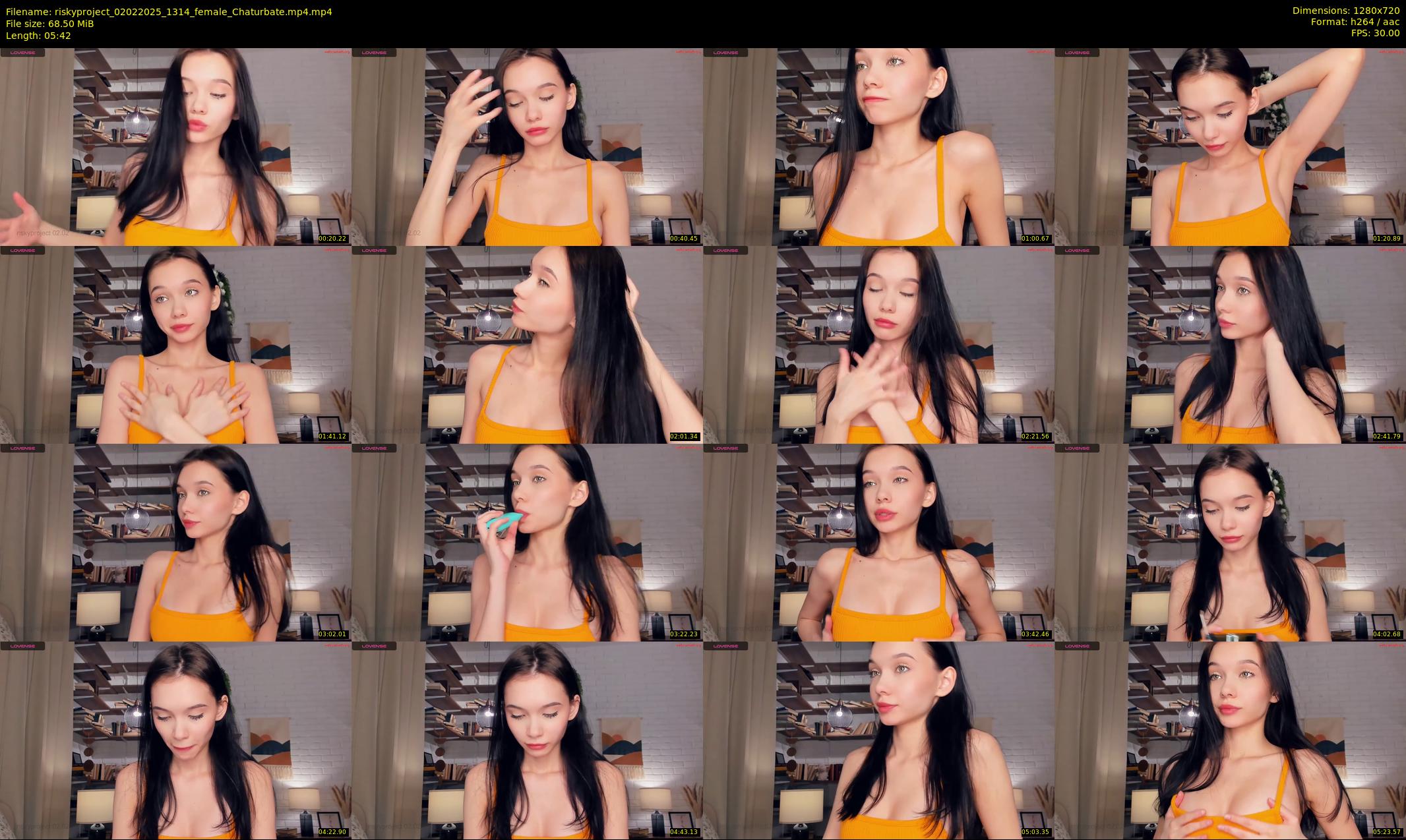 riskyproject — 6 minute Chaturbate couple cam show recording, 720p, Feb 2, 2025