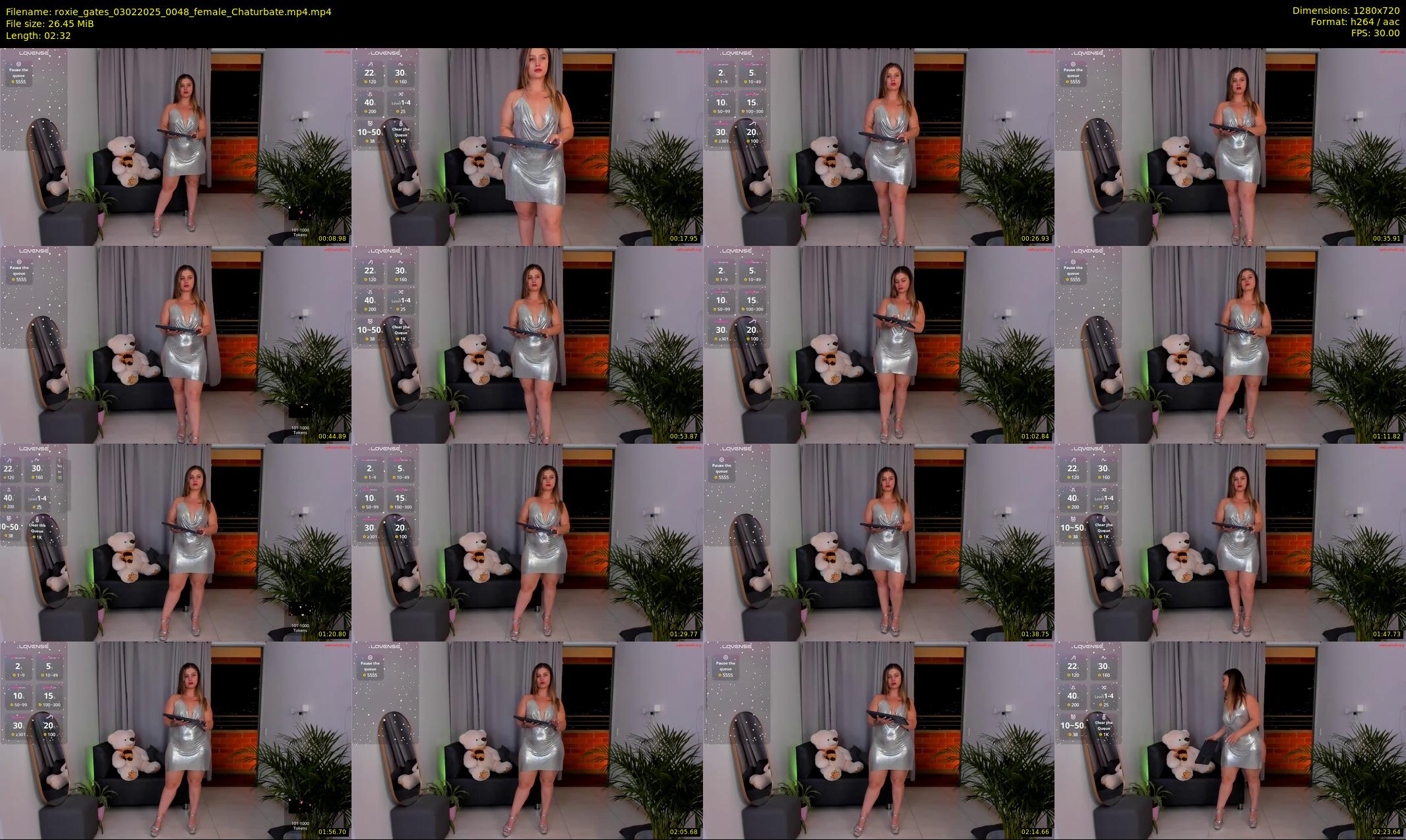 roxie_gates — 3 minute Chaturbate female cam show recording, 720p, Feb 3, 2025