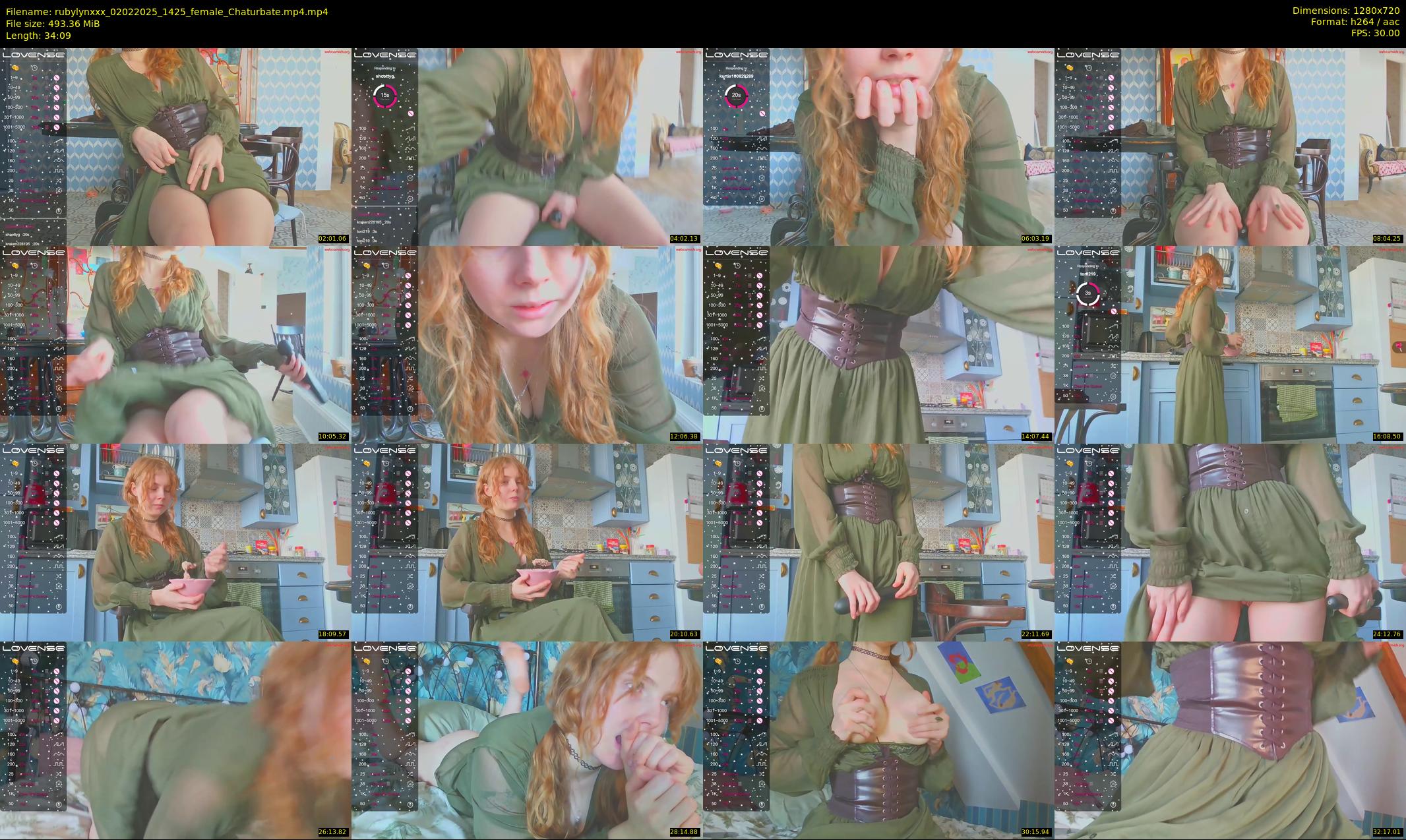 rubylynxxx — 35 minute Chaturbate female cam show recording, 720p, Feb 2, 2025