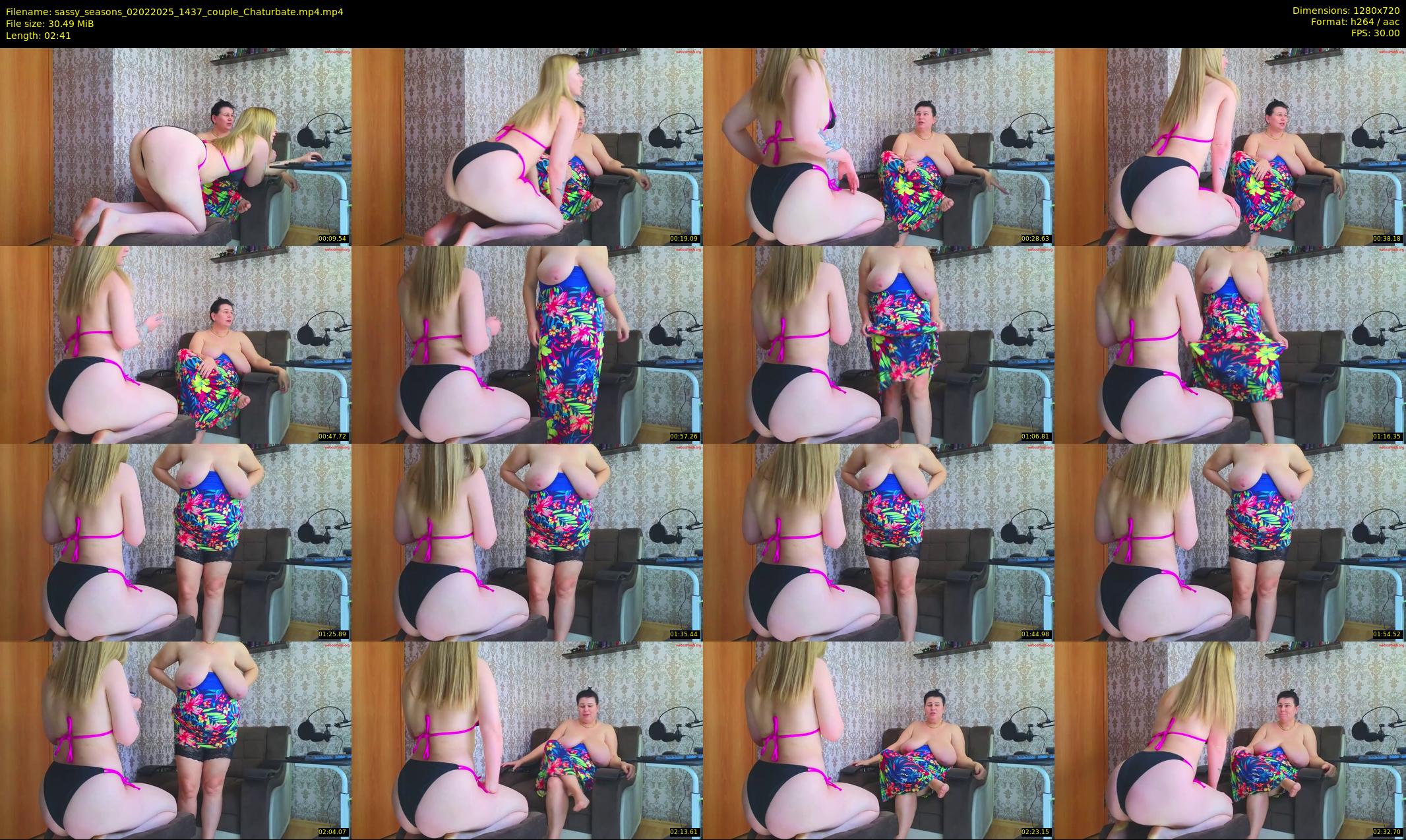 sassy_seasons — 3 minute Chaturbate couple cam show recording, 720p, Feb 2, 2025