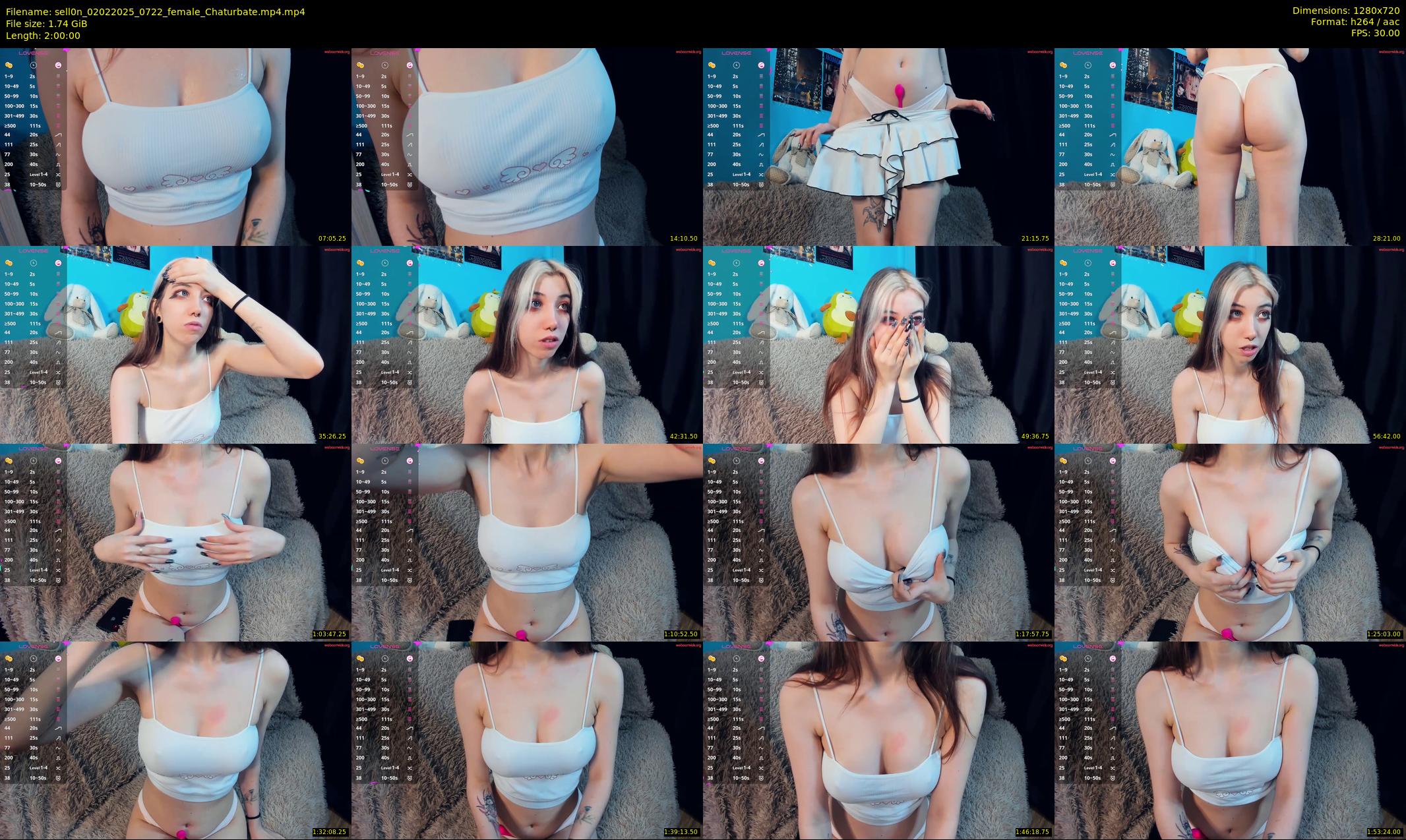 sell0n — 120 minute Chaturbate female cam show recording, 720p, Feb 2, 2025