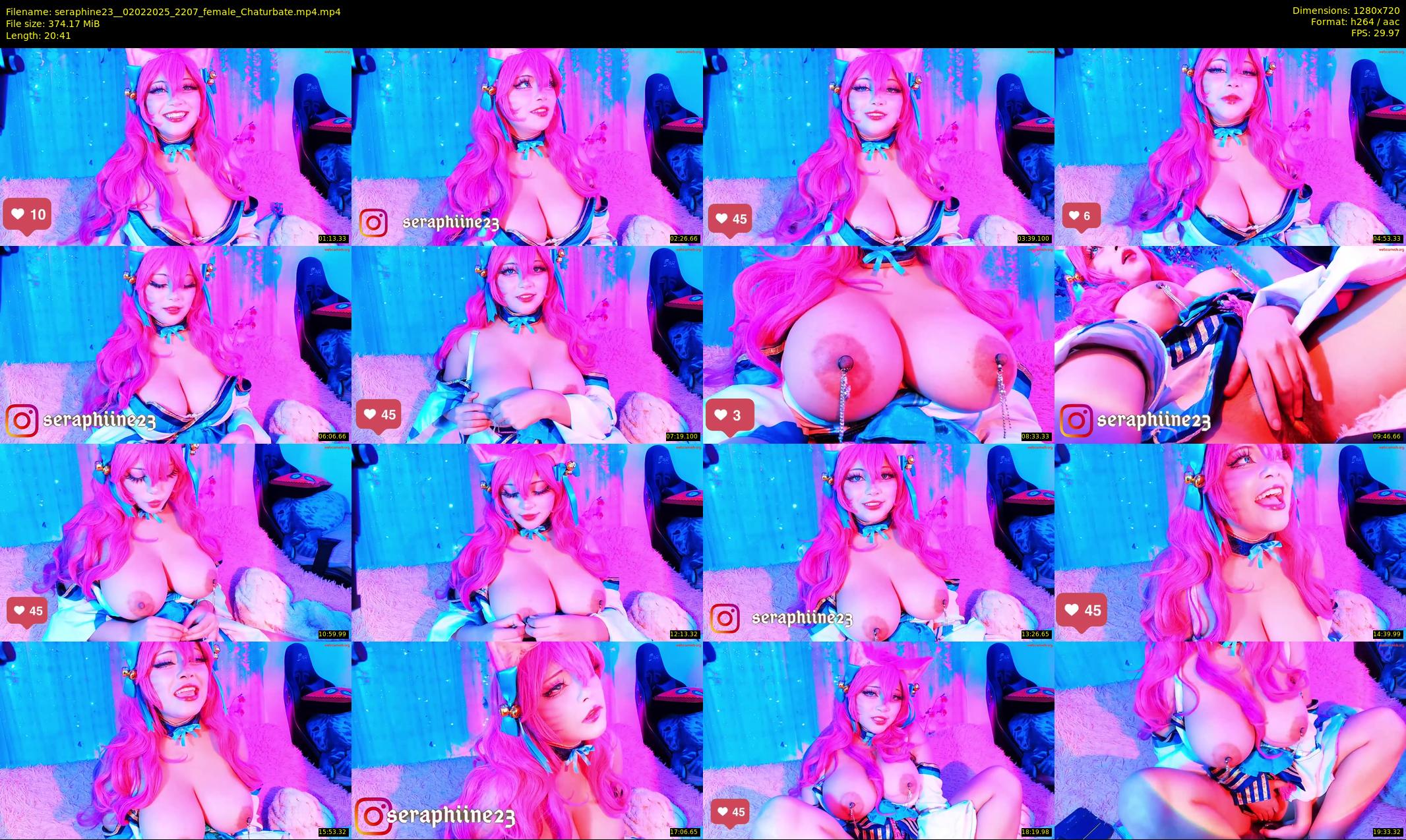 seraphine23_ — 21 minute Chaturbate female cam show recording, 720p, Feb 2, 2025