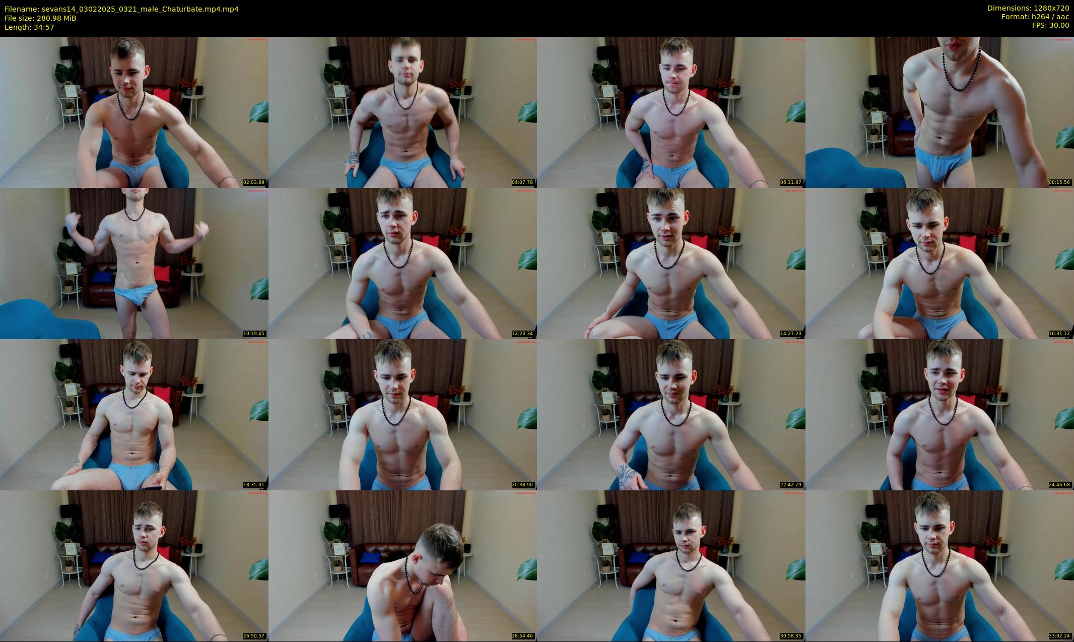 sevans14 — 35 minute Chaturbate male cam show recording, 720p, Feb 3, 2025