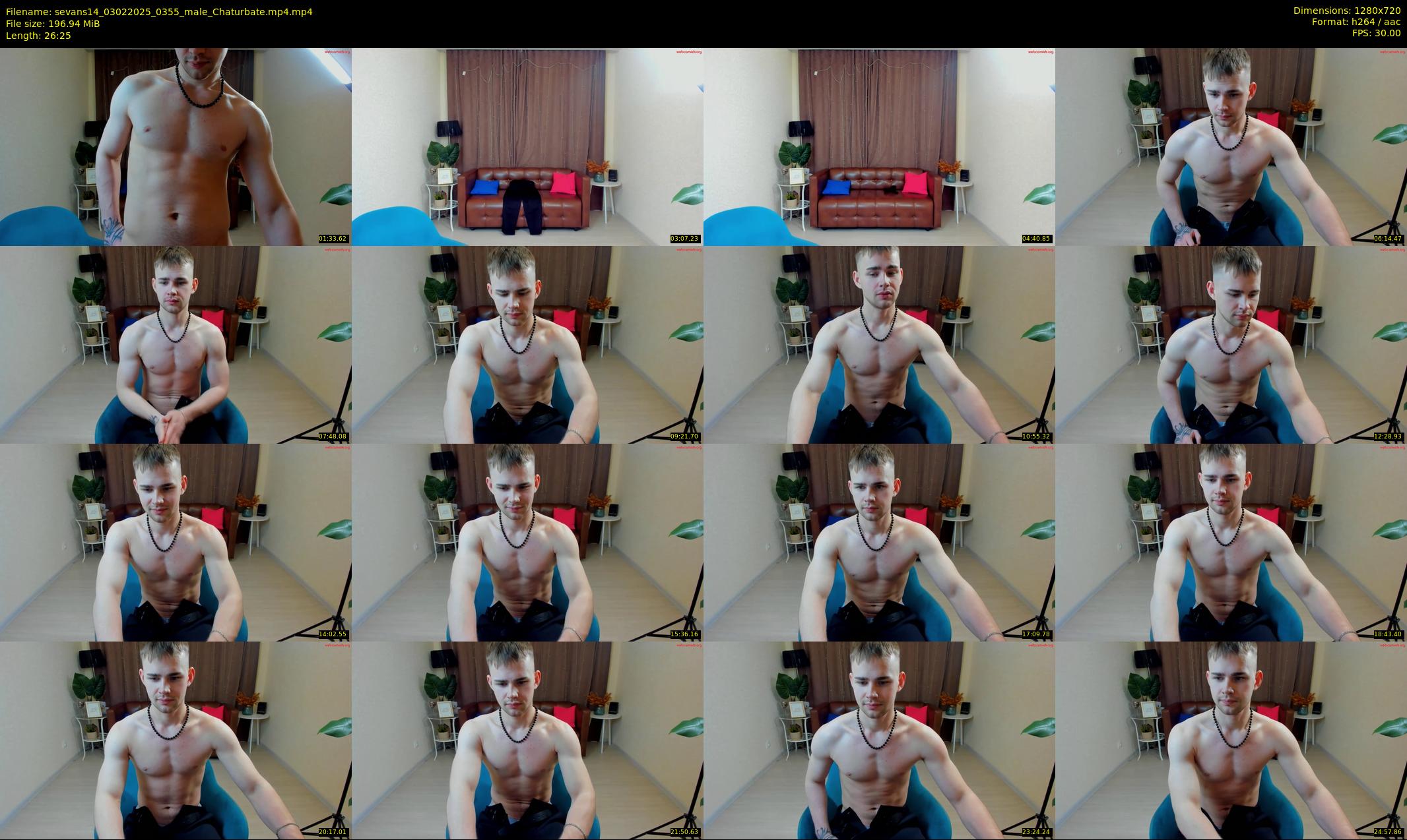 sevans14 — 27 minute Chaturbate male cam show recording, 720p, Feb 3, 2025
