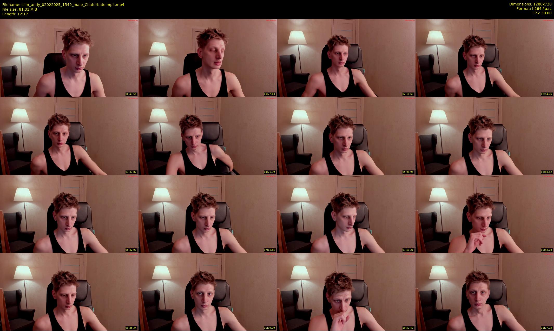 slim_andy — 13 minute Chaturbate male cam show recording, 720p, Feb 2, 2025