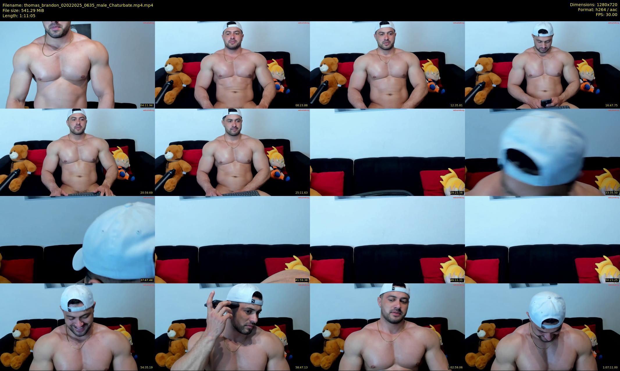 thomas_brandon — 72 minute Chaturbate male cam show recording, 720p, Feb 2, 2025