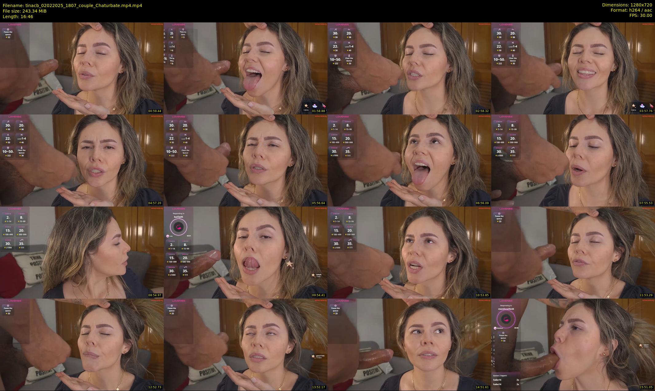 tinacb — 17 minute Chaturbate female cam show recording, 720p, Feb 2, 2025