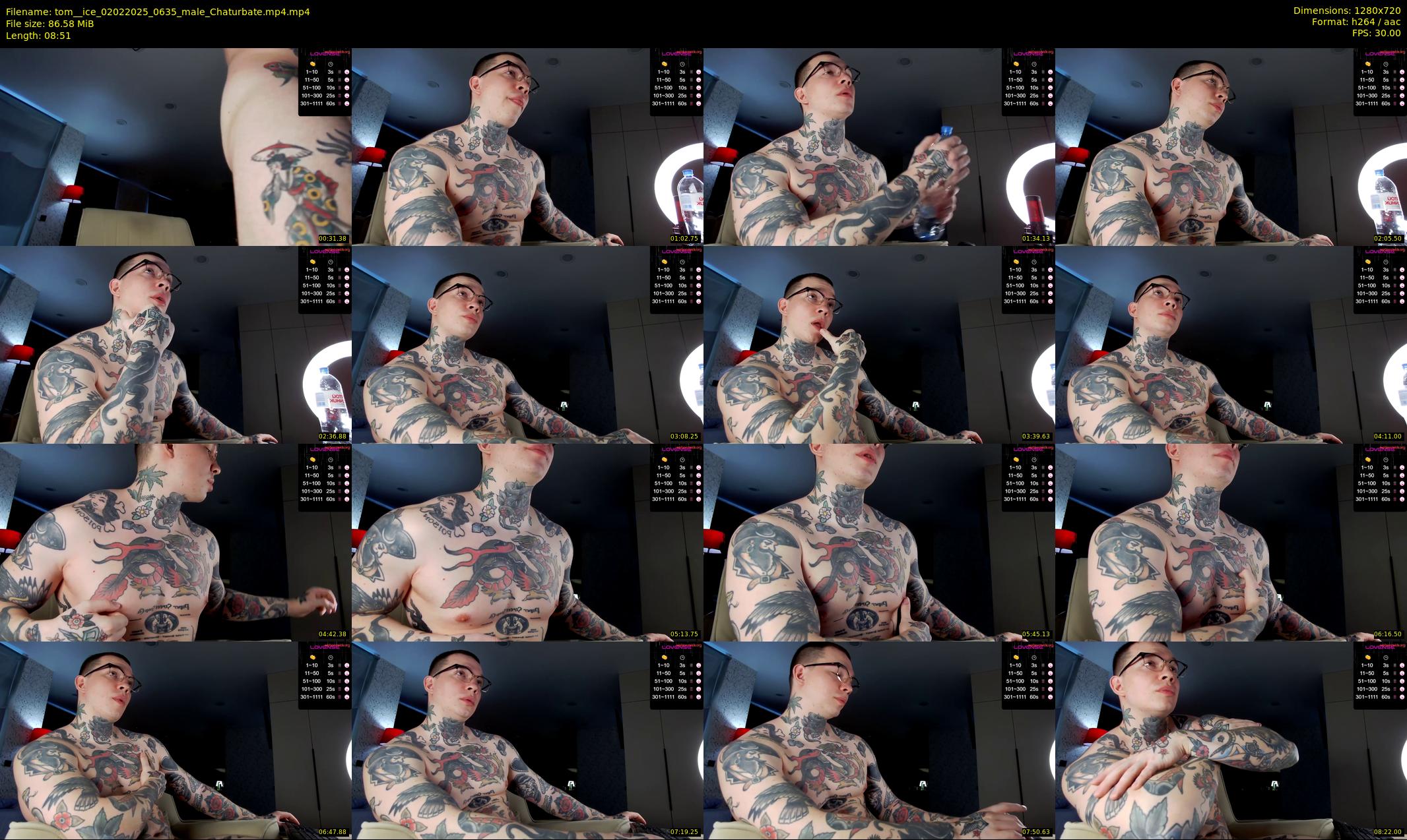 tom__ice — 9 minute Chaturbate male cam show recording, 720p, Feb 2, 2025