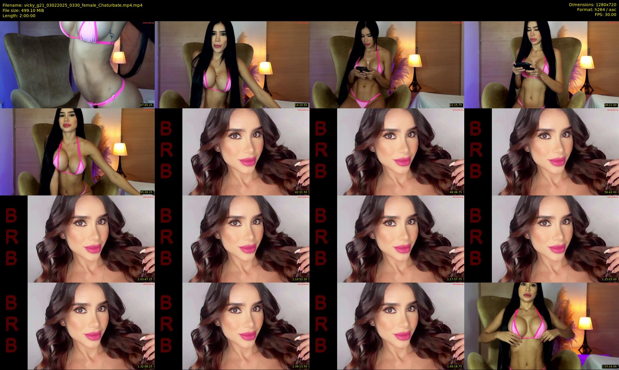 vicky_g21 — 120 minute Chaturbate female cam show recording, 720p, Feb 3, 2025