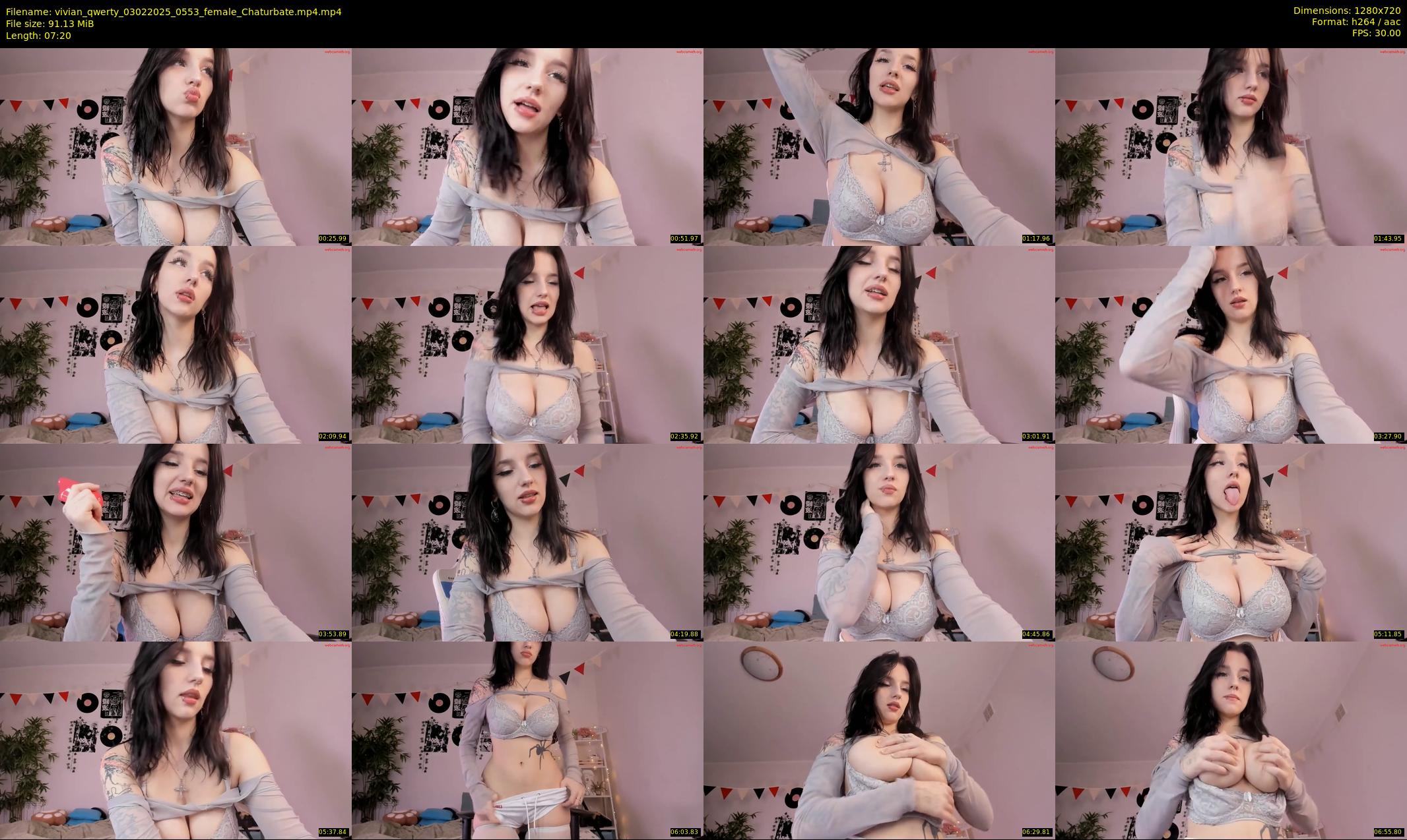 vivian_qwerty — 8 minute Chaturbate female cam show recording, 720p, Feb 3, 2025