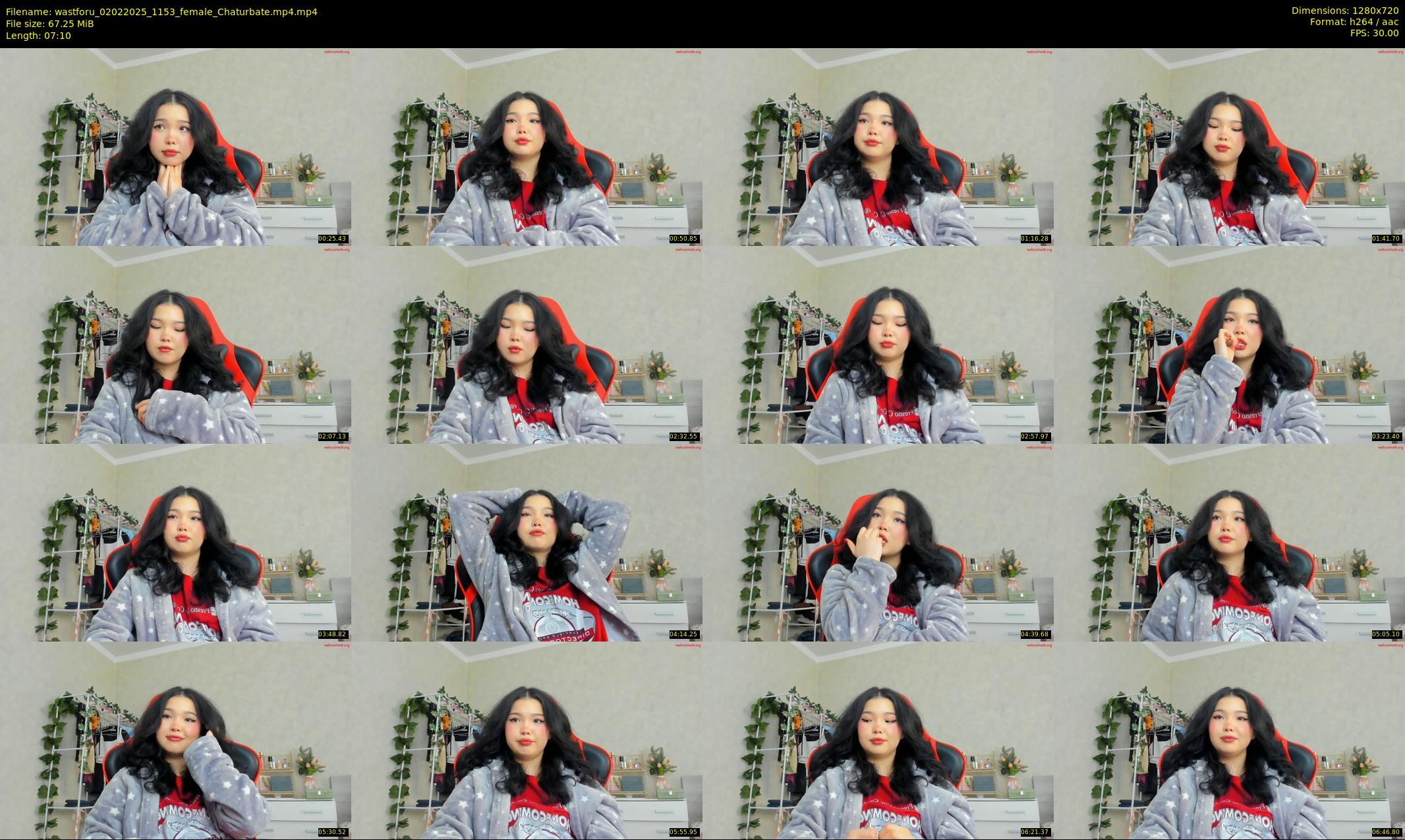 wastforu — 8 minute Chaturbate female cam show recording, 720p, Feb 2, 2025