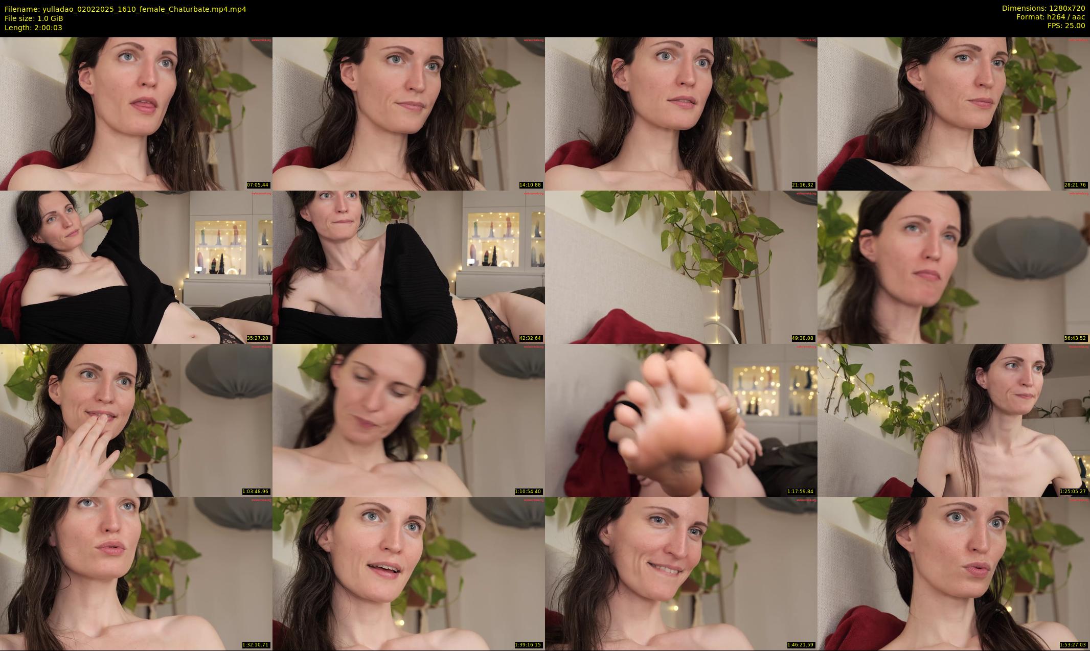 yulladao — 121 minute Chaturbate female cam show recording, 720p, Feb 2, 2025