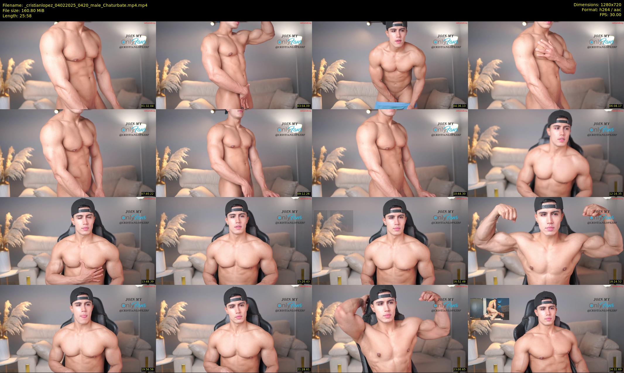 _cristianlopez — 26 minute Chaturbate male cam show recording, 720p, Feb 4, 2025